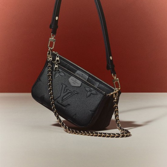 Louis Vuitton Multi Pochette Accessoires Cream M46568 Black M80399 Louis Vuitton Multi Pochette Accessoires Cream M46568 Black M80399