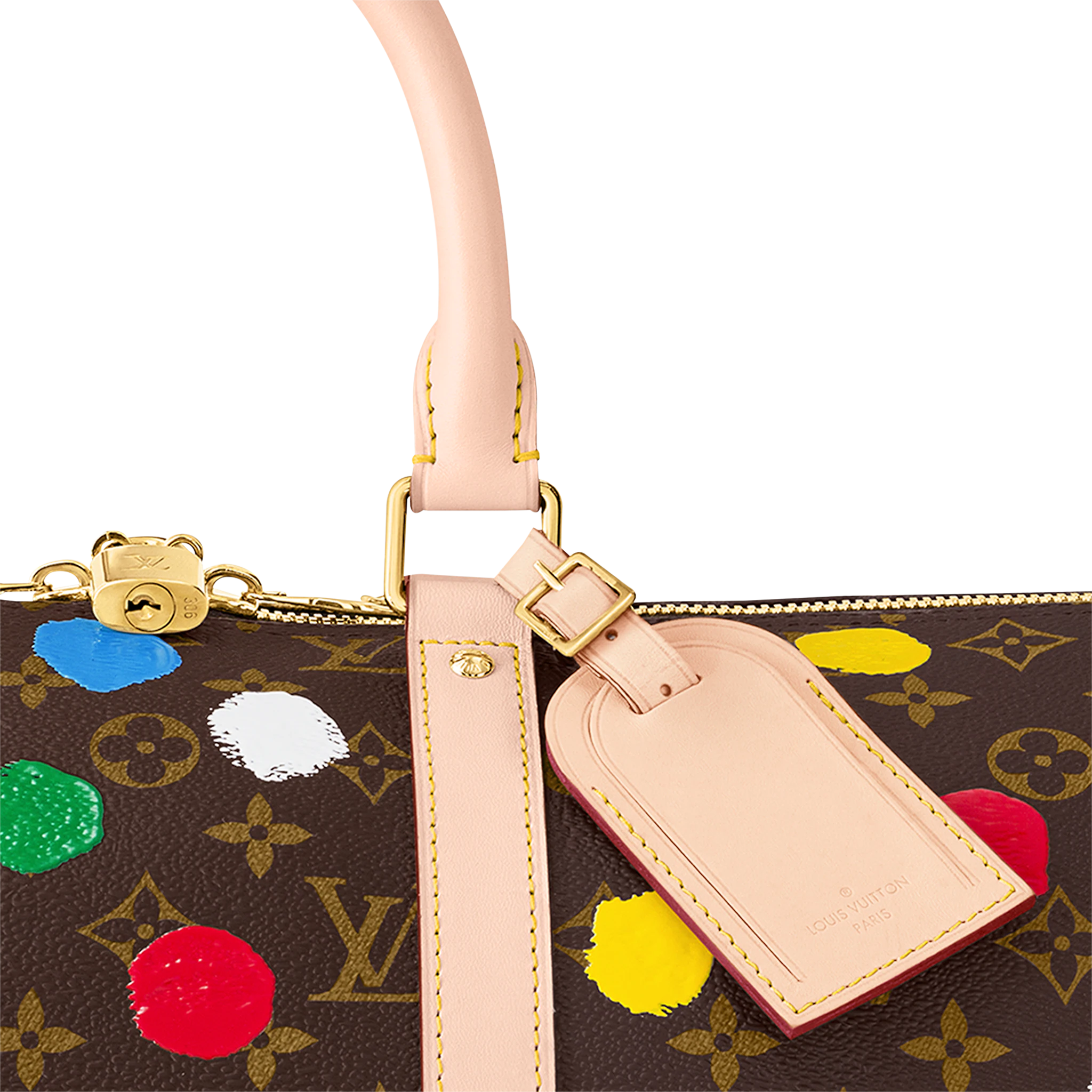 Louis Vuitton M46377 LV x YK Keepall 45 Bag Louis Vuitton M46377 LV x YK Keepall 45 Bag