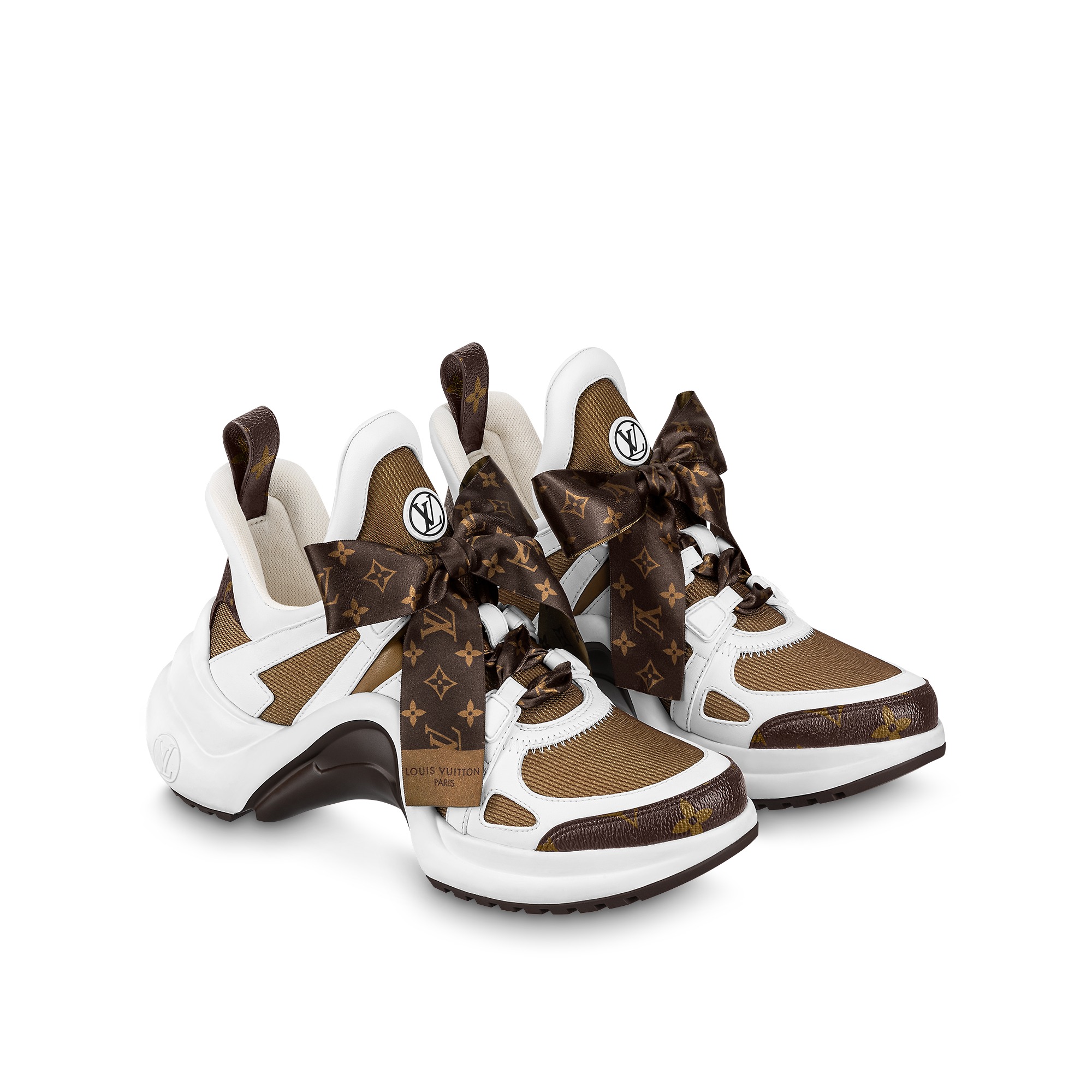 Louis Vuitton LV Archlight Trainers Cacao Brown 1AACQG Louis Vuitton LV Archlight Trainers Cacao Brown 1AACQG