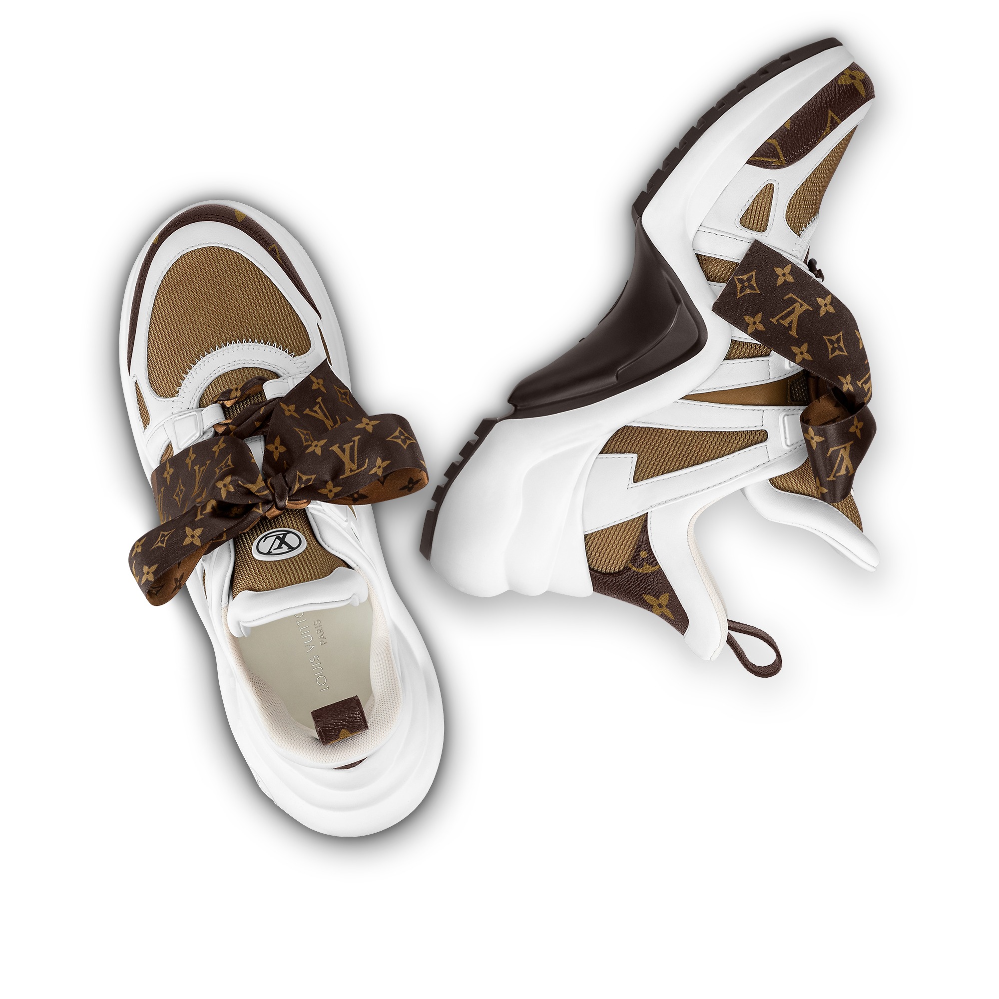Louis Vuitton LV Archlight Trainers Cacao Brown 1AACQG Louis Vuitton LV Archlight Trainers Cacao Brown 1AACQG