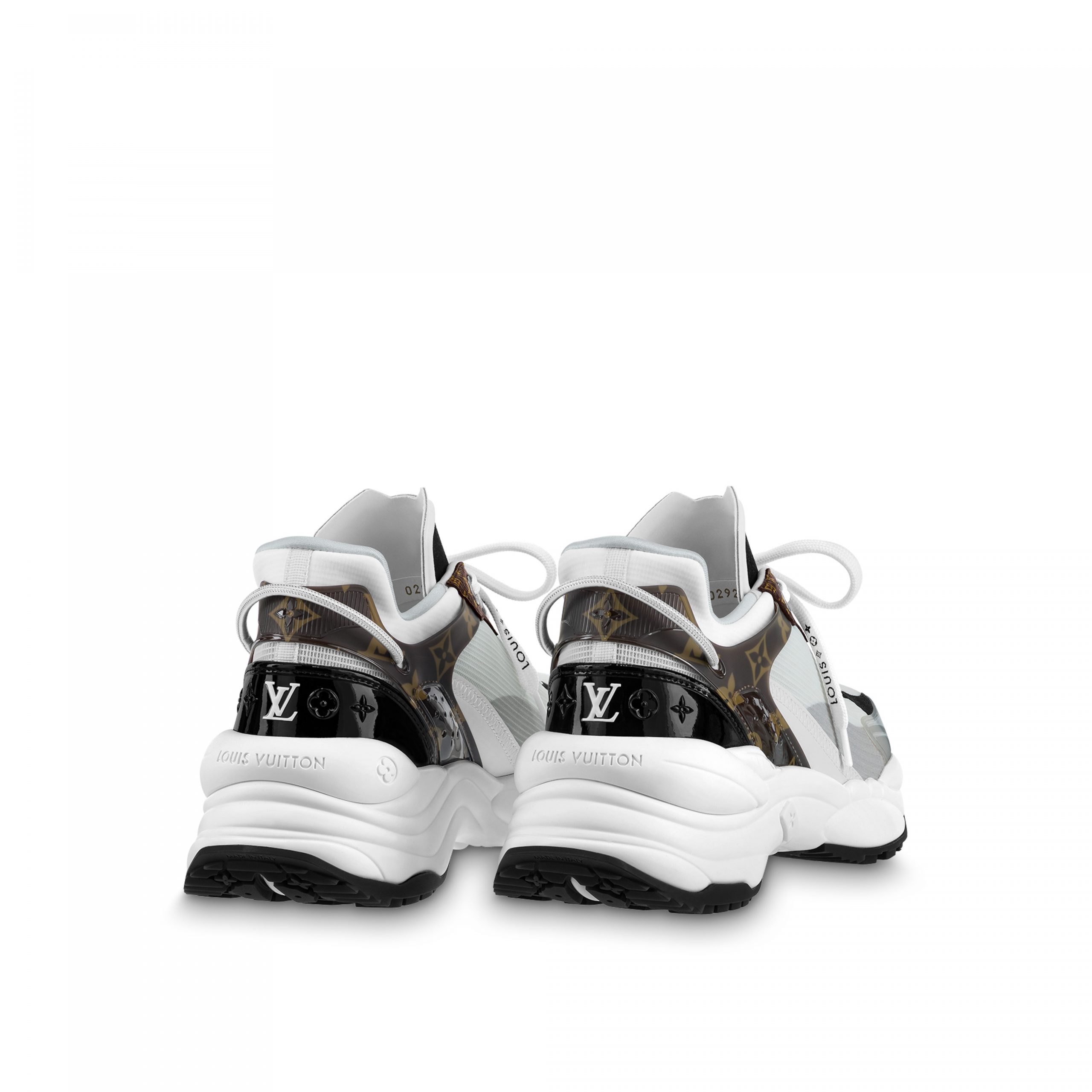 Louis Vuitton LV Run 55 Sneaker Monogram Flowers White 1AASDF Louis Vuitton LV Run 55 Sneaker Monogram Flowers White 1AASDF
