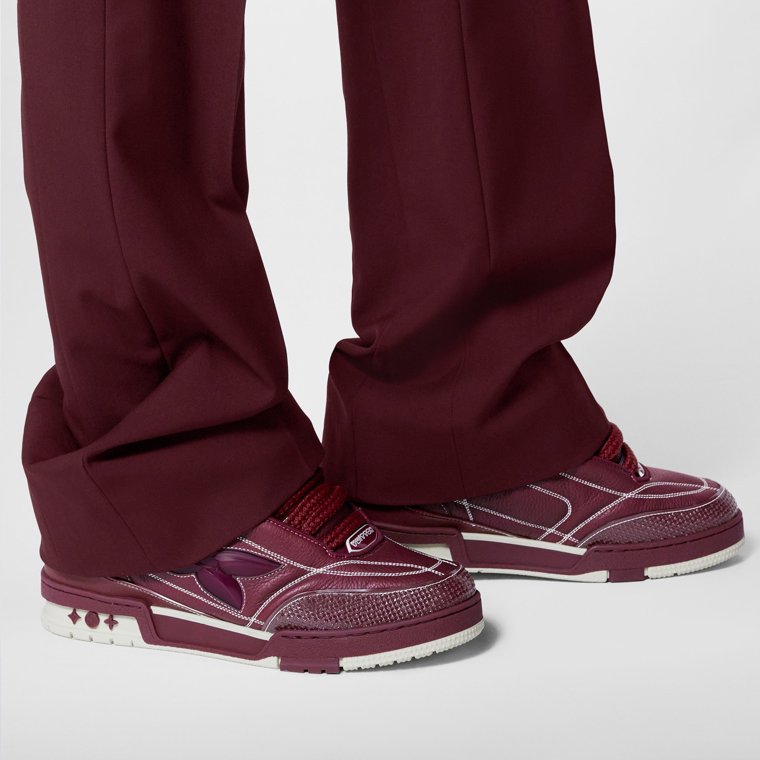 Louis Vuitton LV Skate Sneaker Bordeaux Red 1ABZ6N Louis Vuitton LV Skate Sneaker Bordeaux Red 1ABZ6N