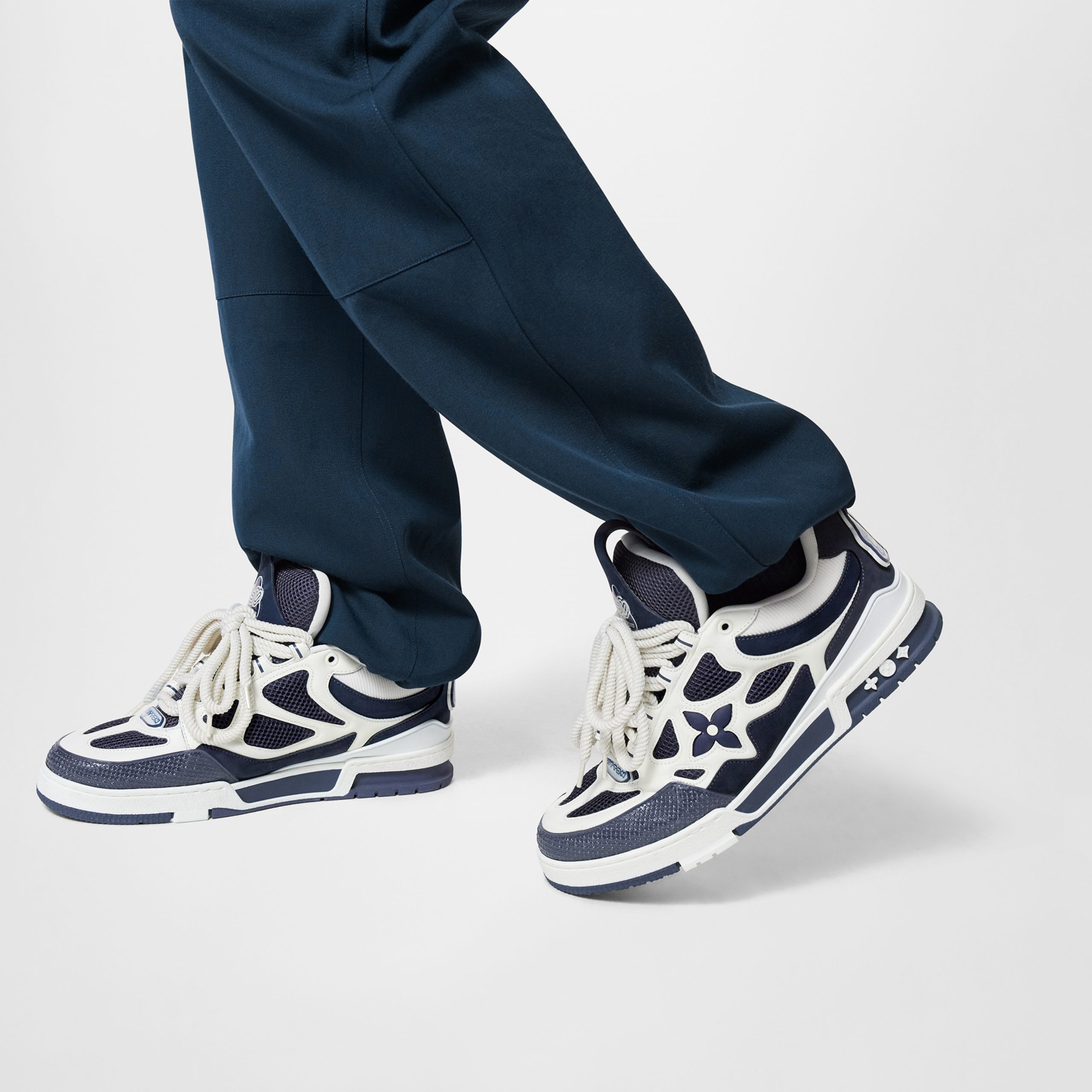 Louis Vuitton LV Skate Sneaker Navy Blue Marine 1ACF1U Louis Vuitton LV Skate Sneaker Navy Blue Marine 1ACF1U