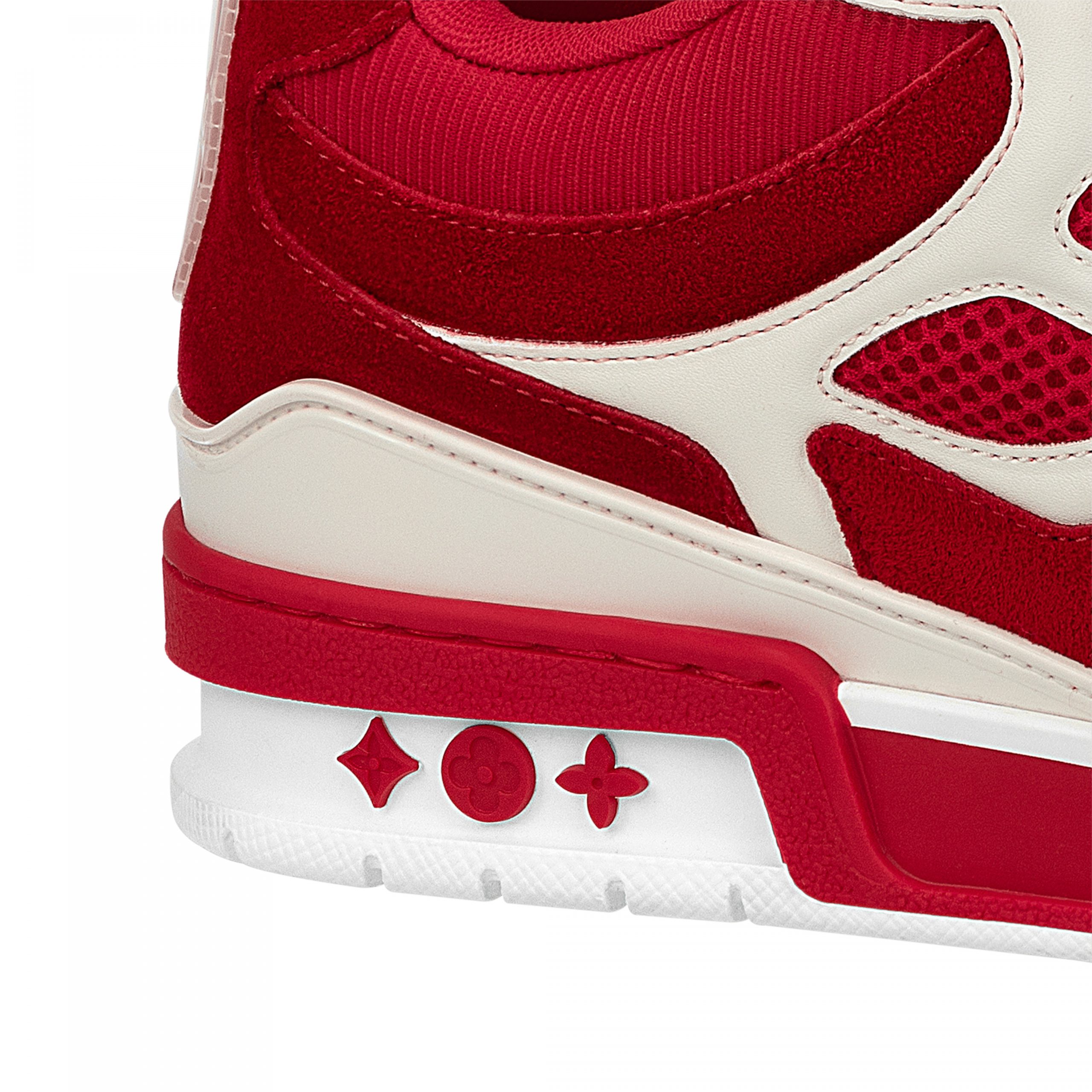 Louis Vuitton LV Skate Sneaker Since 54 Monogram Flowers Red 1AARS4 Louis Vuitton LV Skate Sneaker Since 54 Monogram Flowers Red 1AARS4