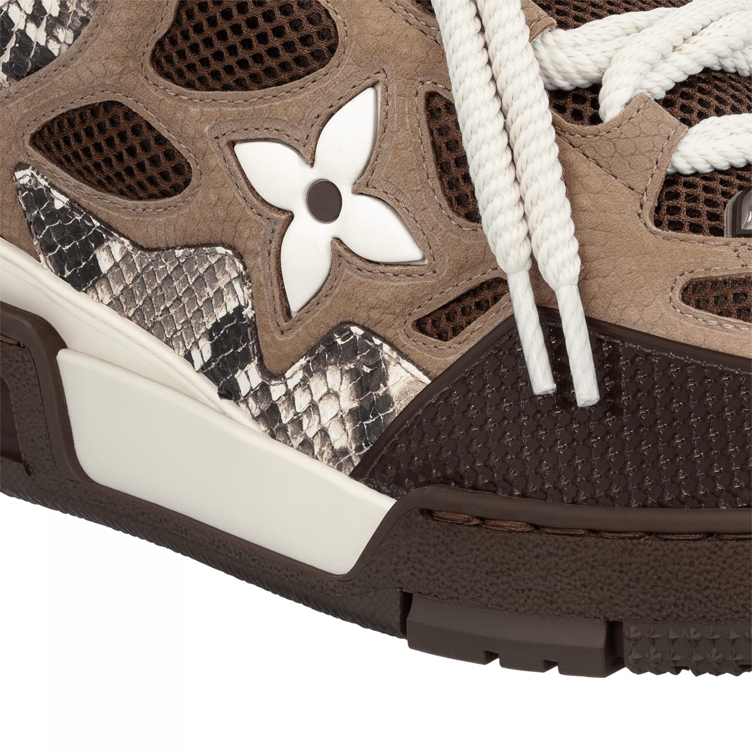 Louis Vuitton LV Skate Sneaker Since 54 Monogram Flowers Brown 1ABMG1 Louis Vuitton LV Skate Sneaker Since 54 Monogram Flowers Brown 1ABMG1