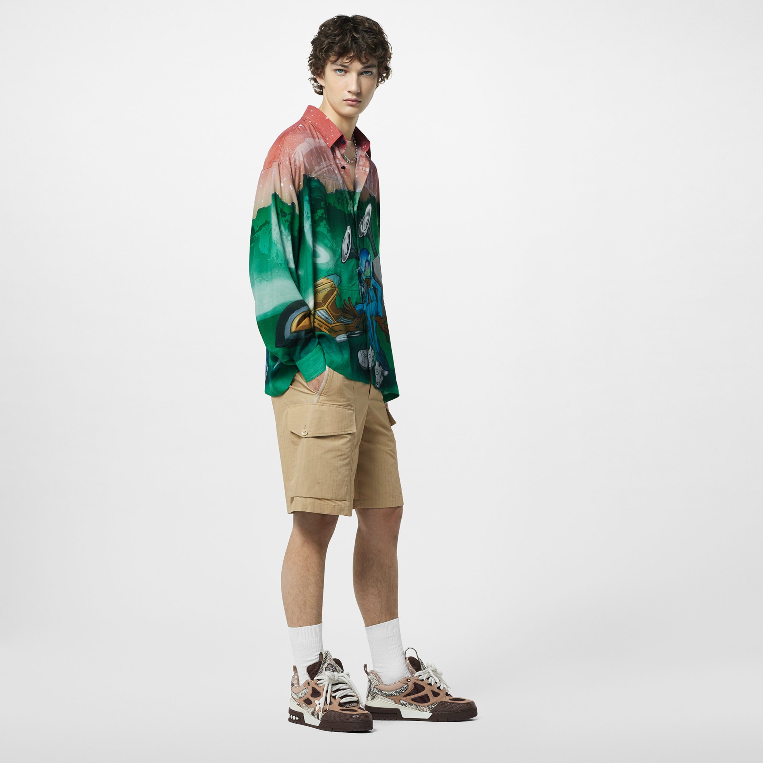 Louis Vuitton LV Skate Sneaker Since 54 Monogram Flowers Brown 1ABMG1 Louis Vuitton LV Skate Sneaker Since 54 Monogram Flowers Brown 1ABMG1