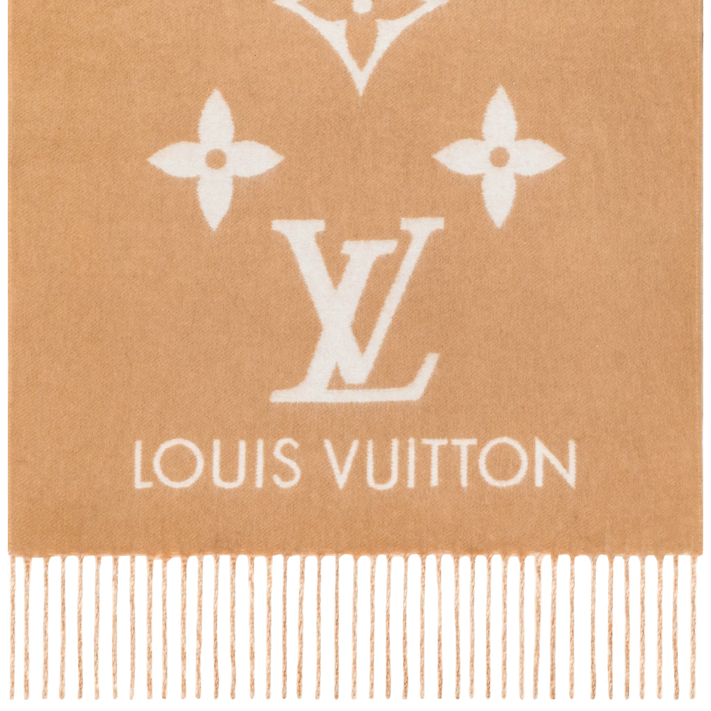 Louis Vuitton Beige M73675 Reykjavik Gradient Scarf Louis Vuitton Beige M73675 Reykjavik Gradient Scarf
