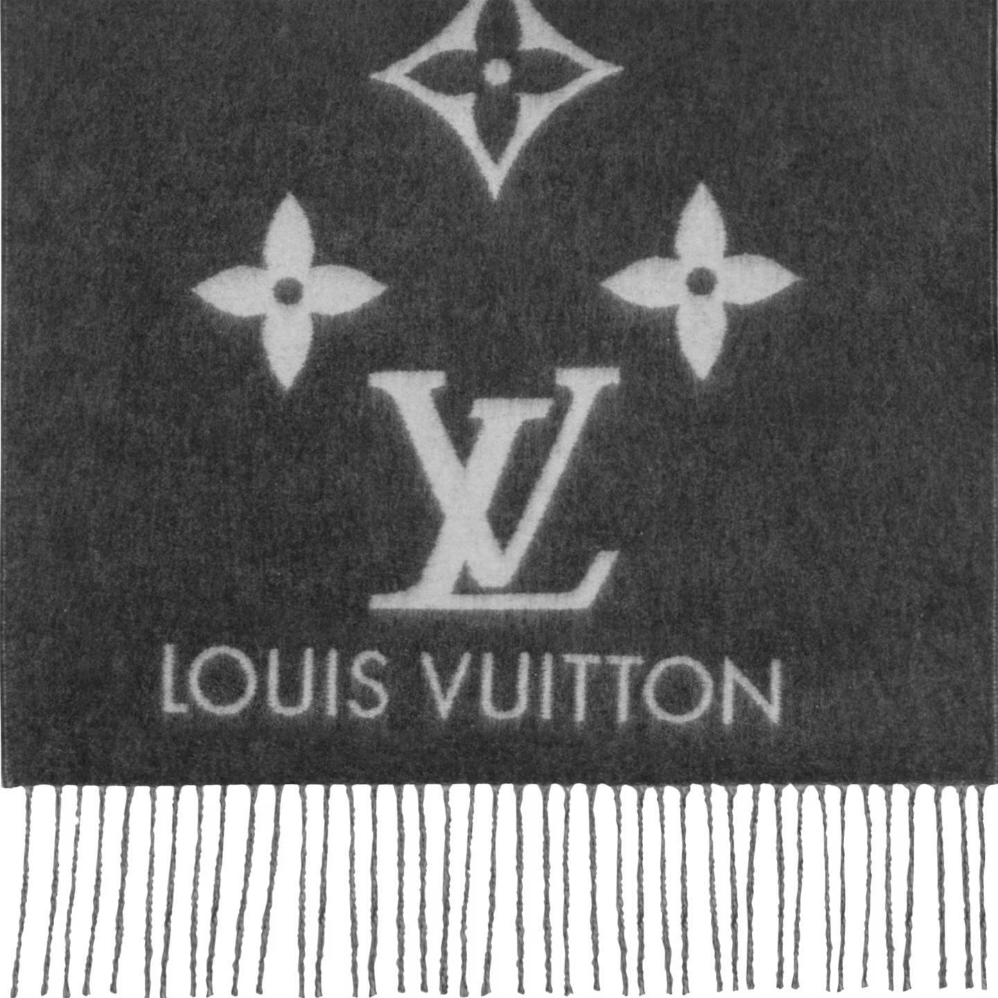 Louis Vuitton Grey M76336 Reykjavik Gradient Scarf Louis Vuitton Grey M76336 Reykjavik Gradient Scarf