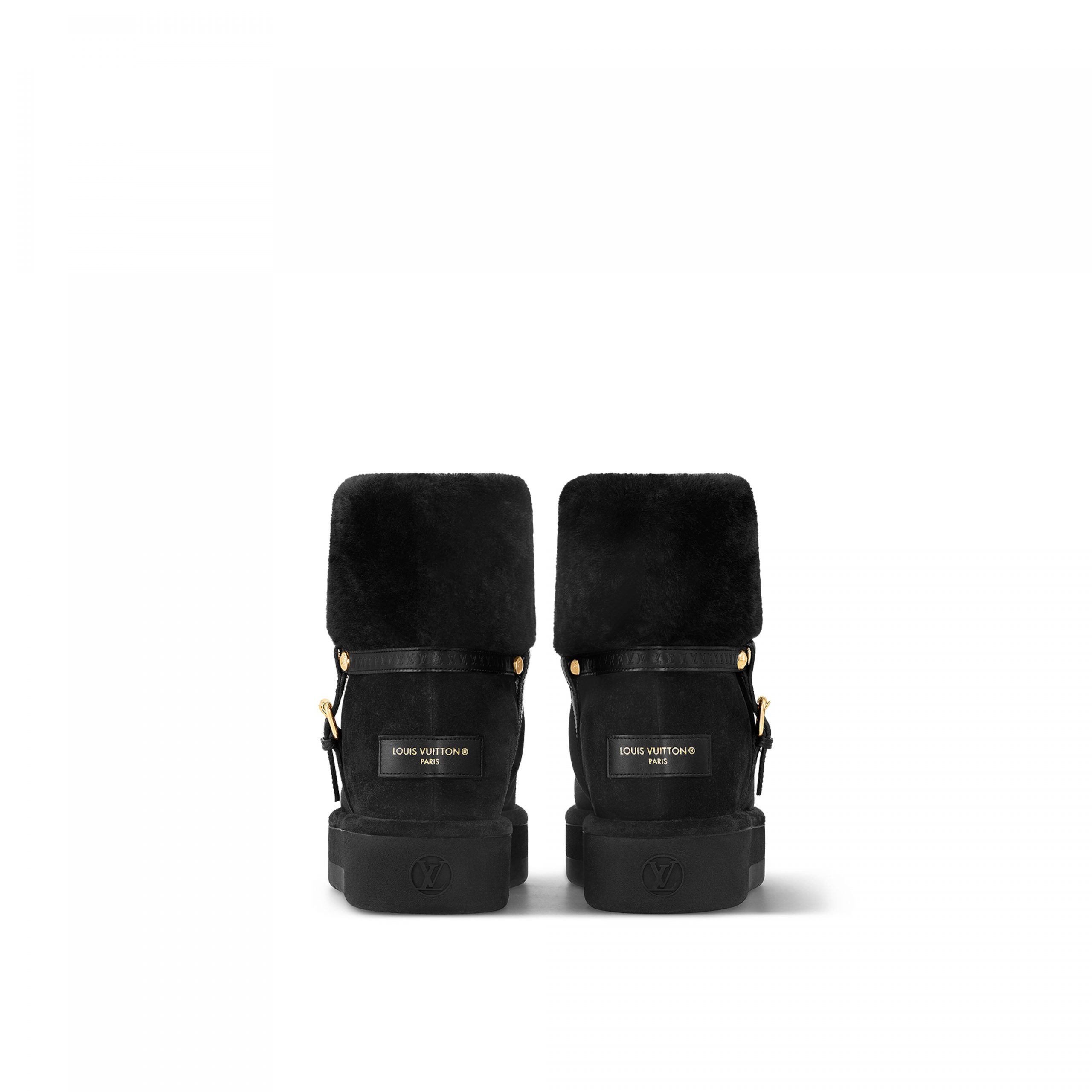 Louis Vuitton LV SKI Aspen Platform Ankle Boot Black 1AC78P Louis Vuitton LV SKI Aspen Platform Ankle Boot Black 1AC78P