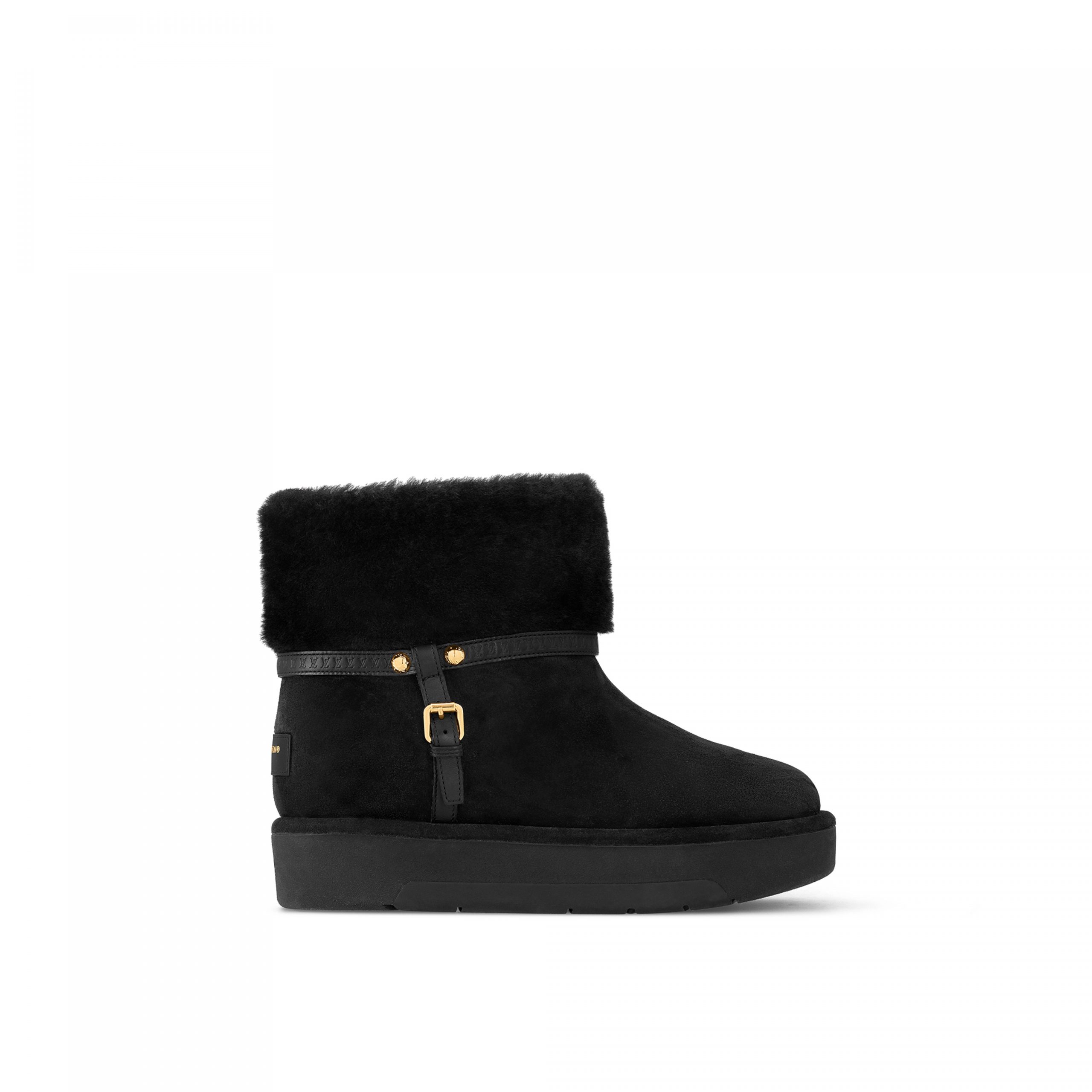 Louis Vuitton LV SKI Aspen Platform Ankle Boot Black 1AC78P Louis Vuitton LV SKI Aspen Platform Ankle Boot Black 1AC78P
