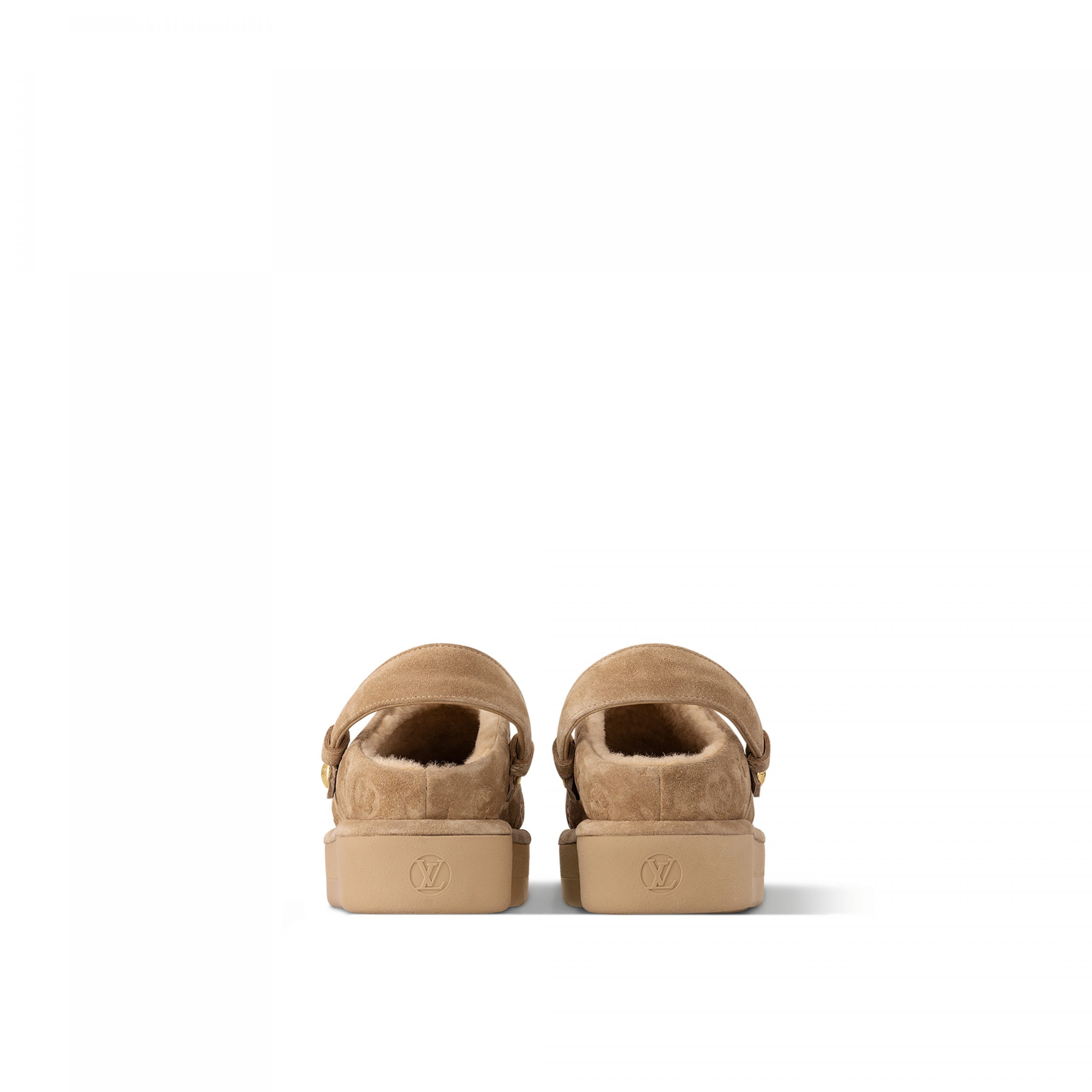 Louis Vuitton Aspen Platform Clog Beige 1ACHWZ Louis Vuitton Aspen Platform Clog Beige 1ACHWZ
