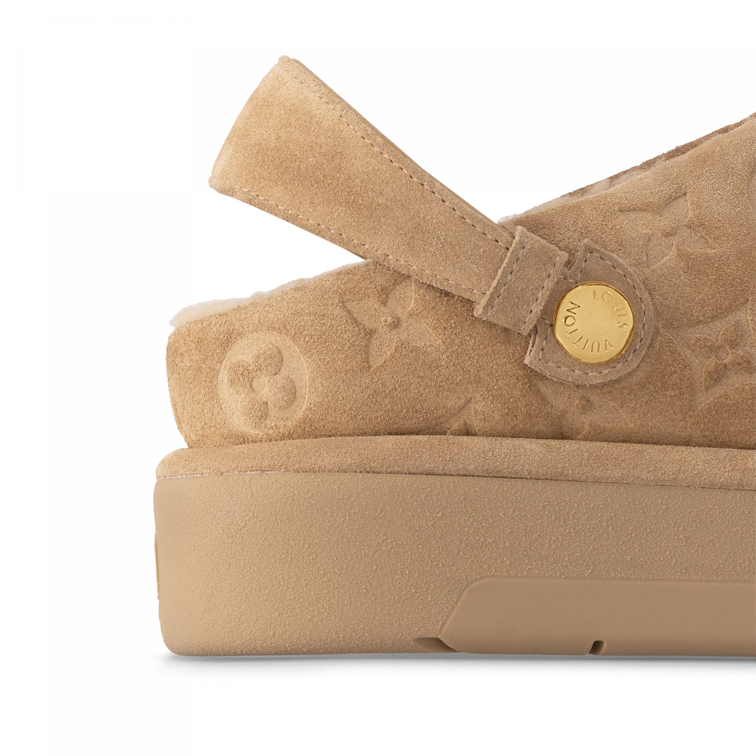 Louis Vuitton Aspen Platform Clog Beige 1ACHWZ Louis Vuitton Aspen Platform Clog Beige 1ACHWZ