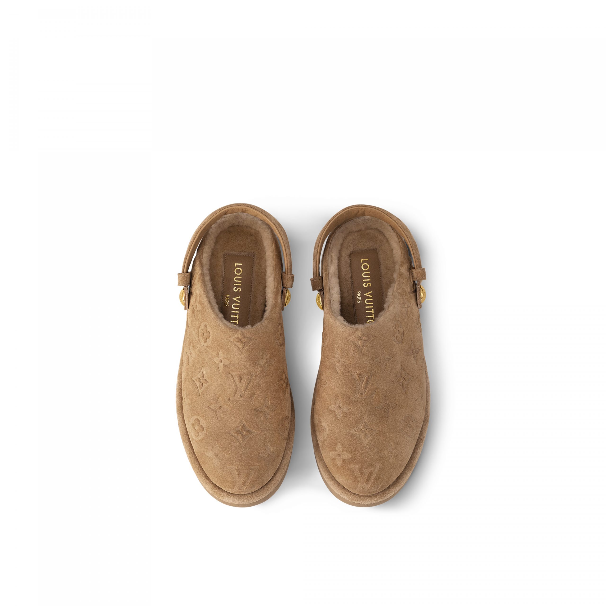 Louis Vuitton Aspen Platform Clog Beige 1ACHWZ Louis Vuitton Aspen Platform Clog Beige 1ACHWZ