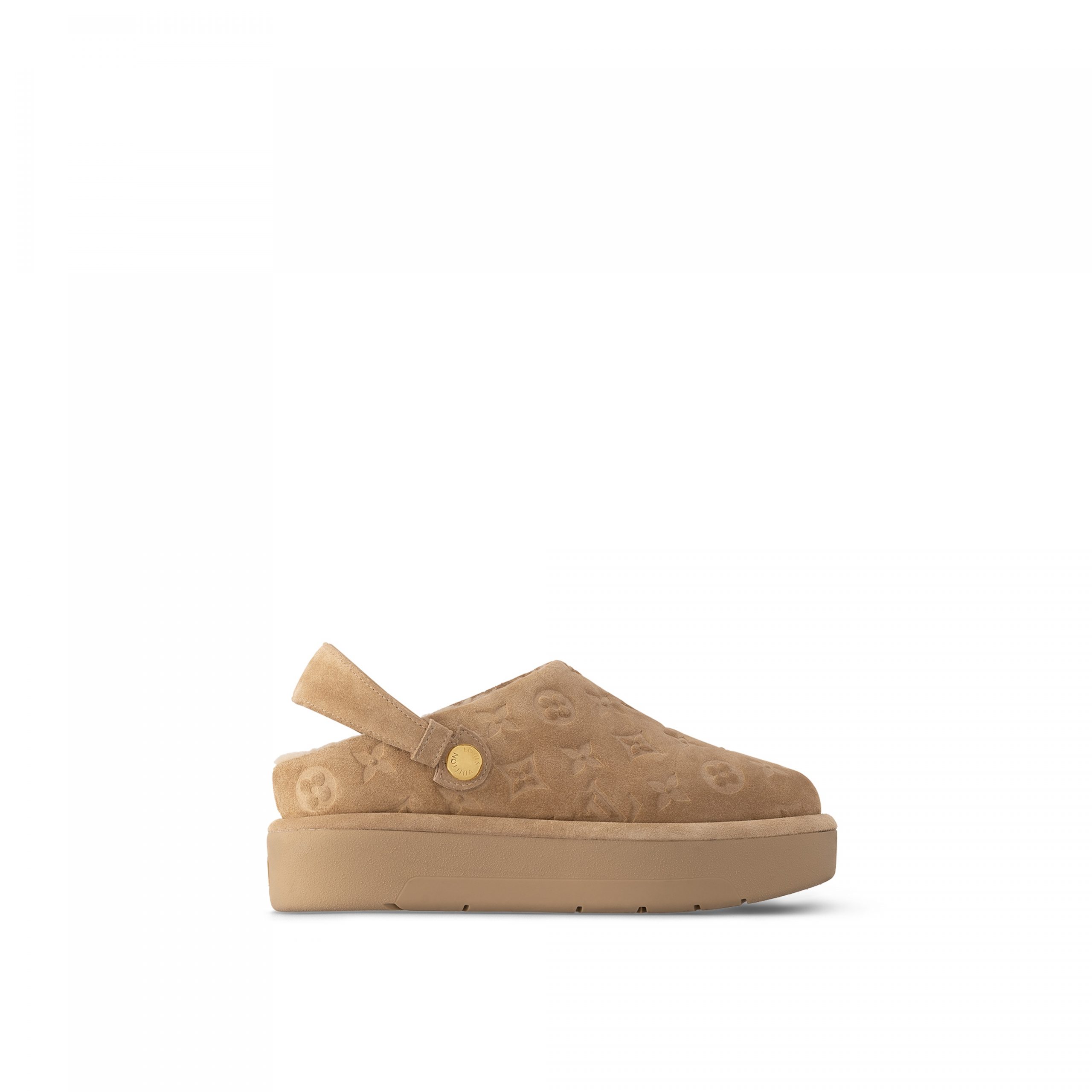 Louis Vuitton Aspen Platform Clog Beige 1ACHWZ Louis Vuitton Aspen Platform Clog Beige 1ACHWZ