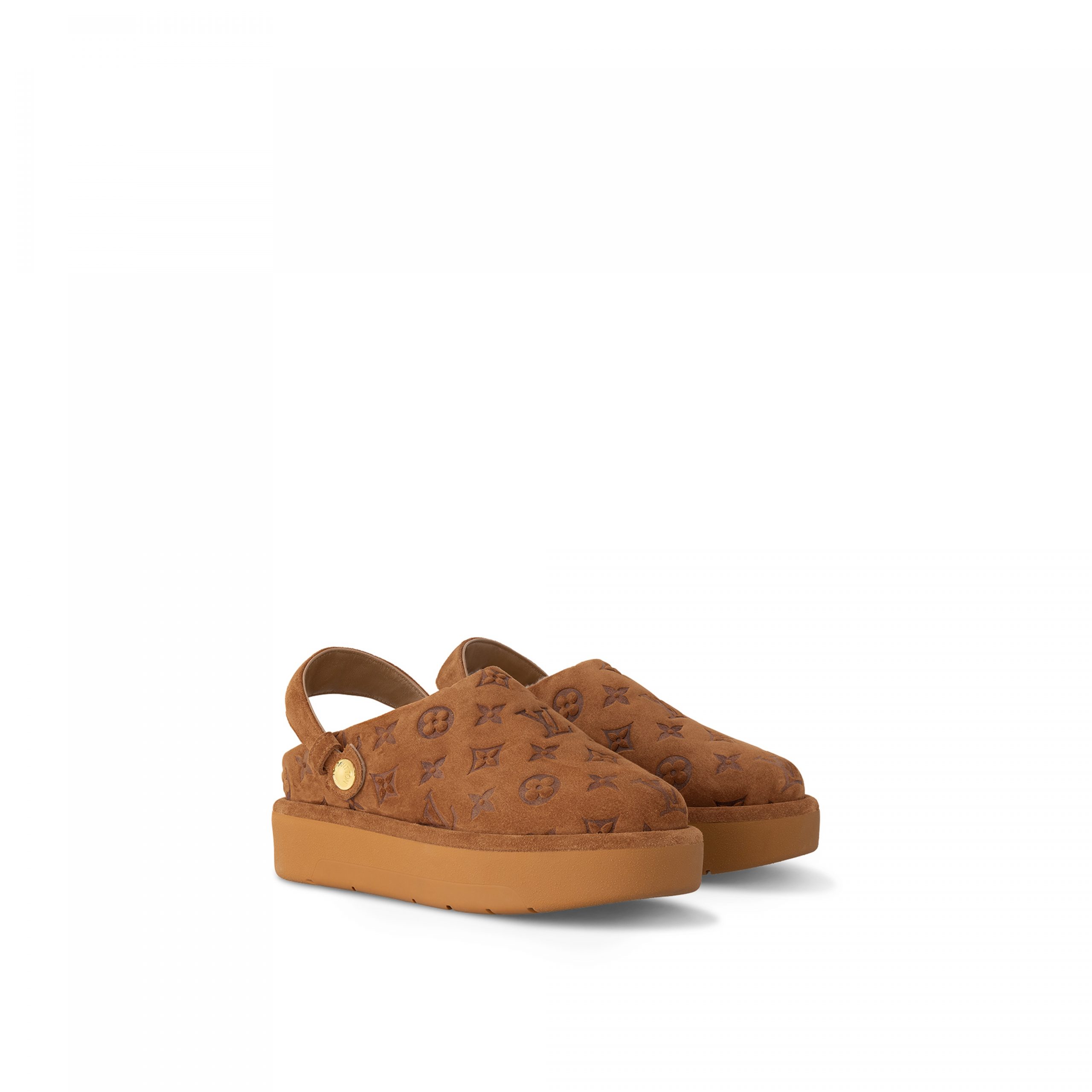 Louis Vuitton Aspen Platform Clog Brown 1ACHWJ Louis Vuitton Aspen Platform Clog Brown 1ACHWJ