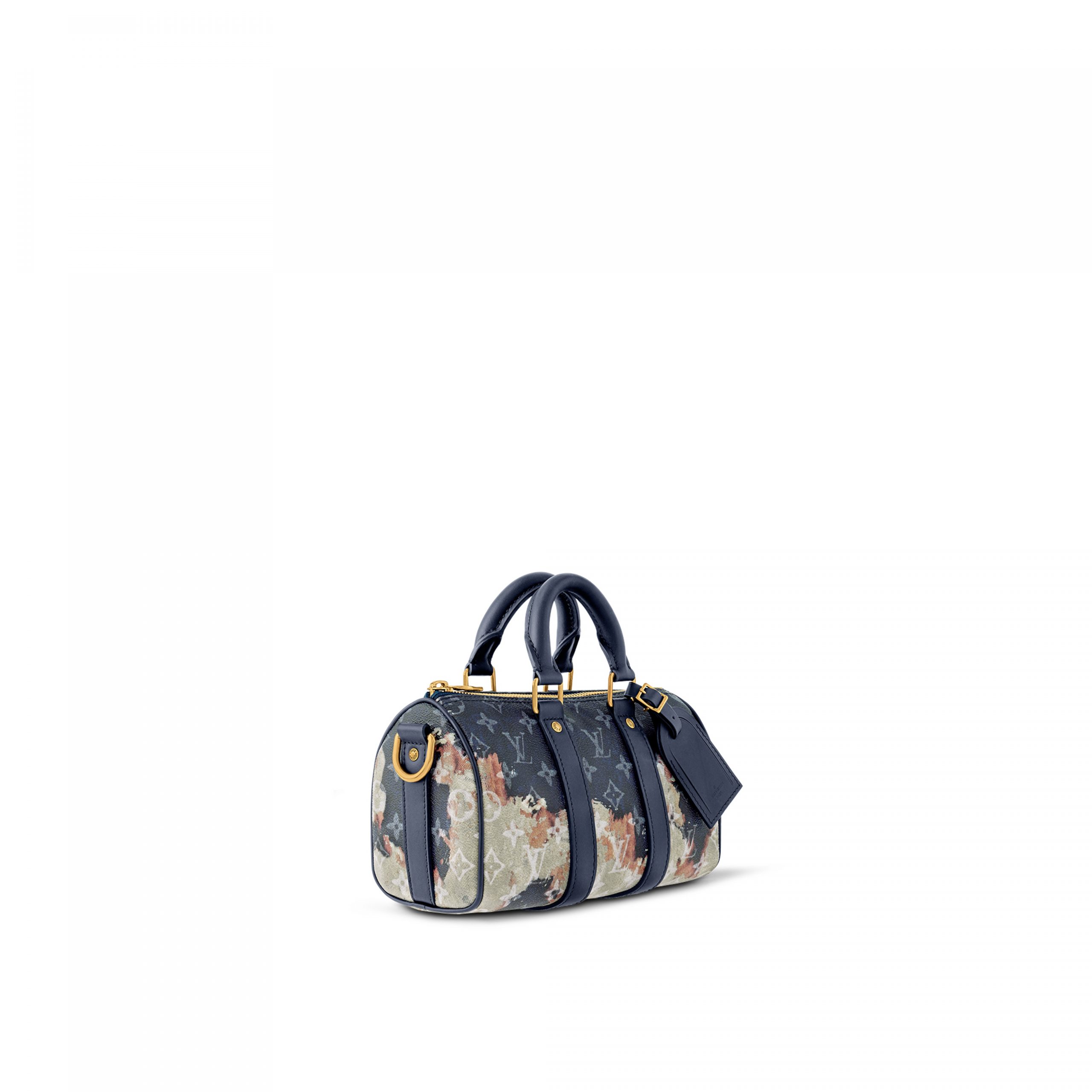 Louis Vuitton Monogram Ink Blue M46804 Keepall Bandoulière 25 Louis Vuitton Monogram Ink Blue M46804 Keepall Bandoulière 25