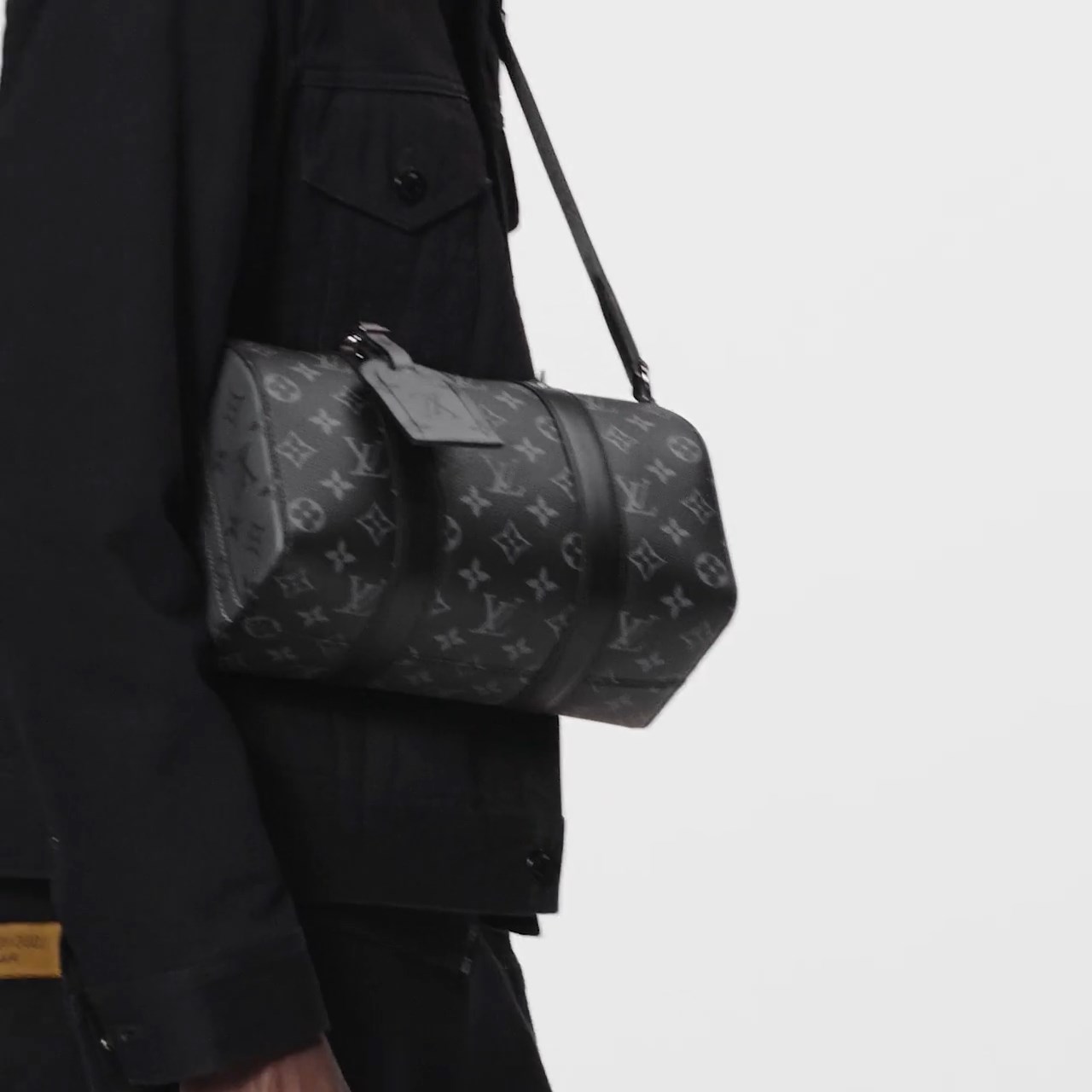 Louis Vuitton M45936 Monogram Eclipse City Keepall Louis Vuitton M45936 Monogram Eclipse City Keepall