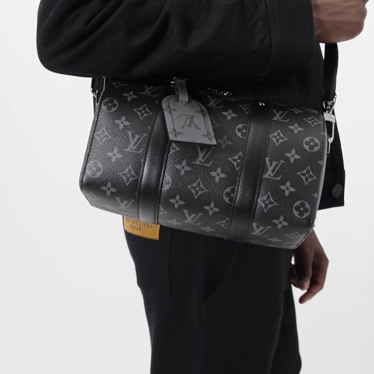 Louis Vuitton M45936 Monogram Eclipse City Keepall Louis Vuitton M45936 Monogram Eclipse City Keepall