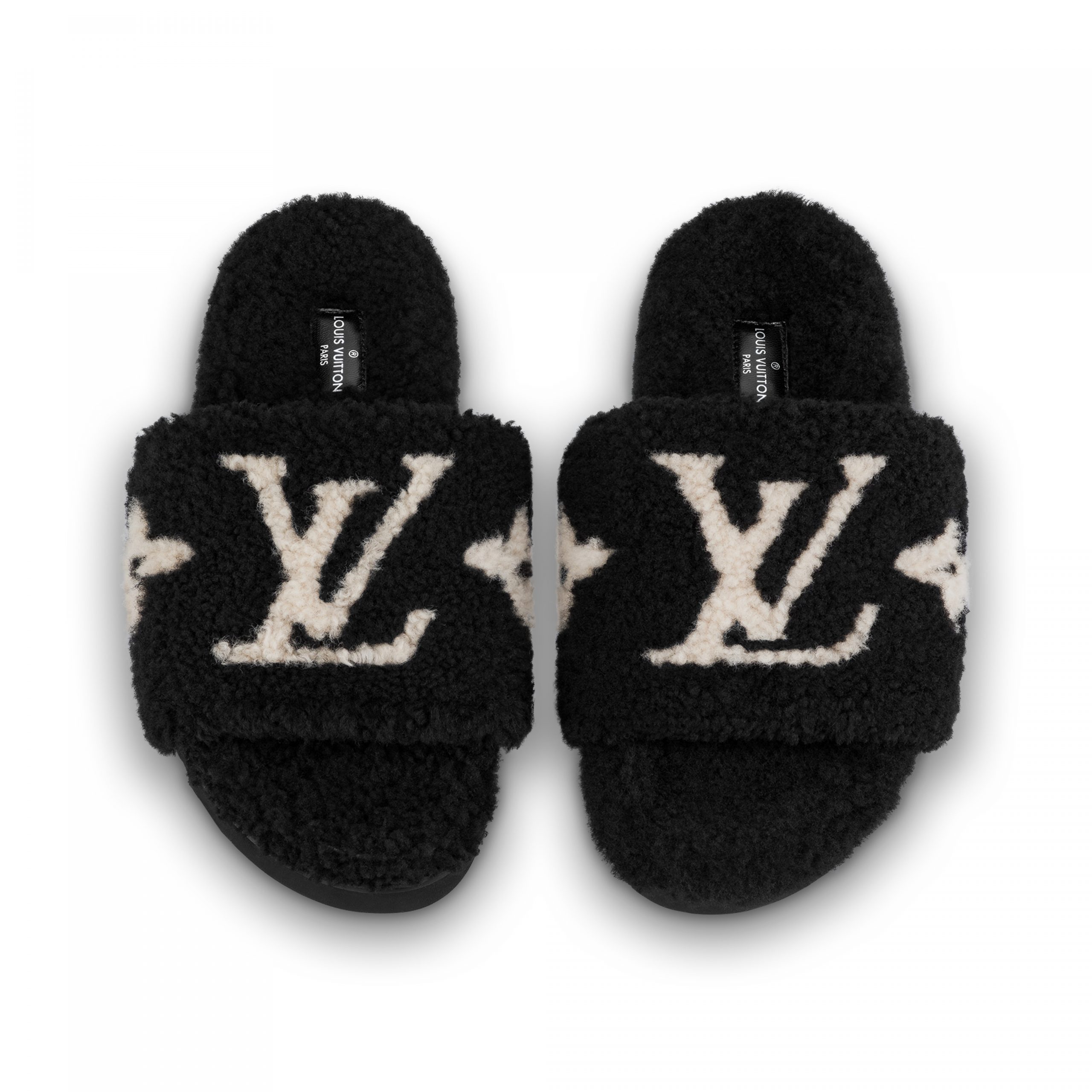Louis Vuitton Paseo Flat Mule Black 1ABWDP Louis Vuitton Paseo Flat Mule Black 1ABWDP