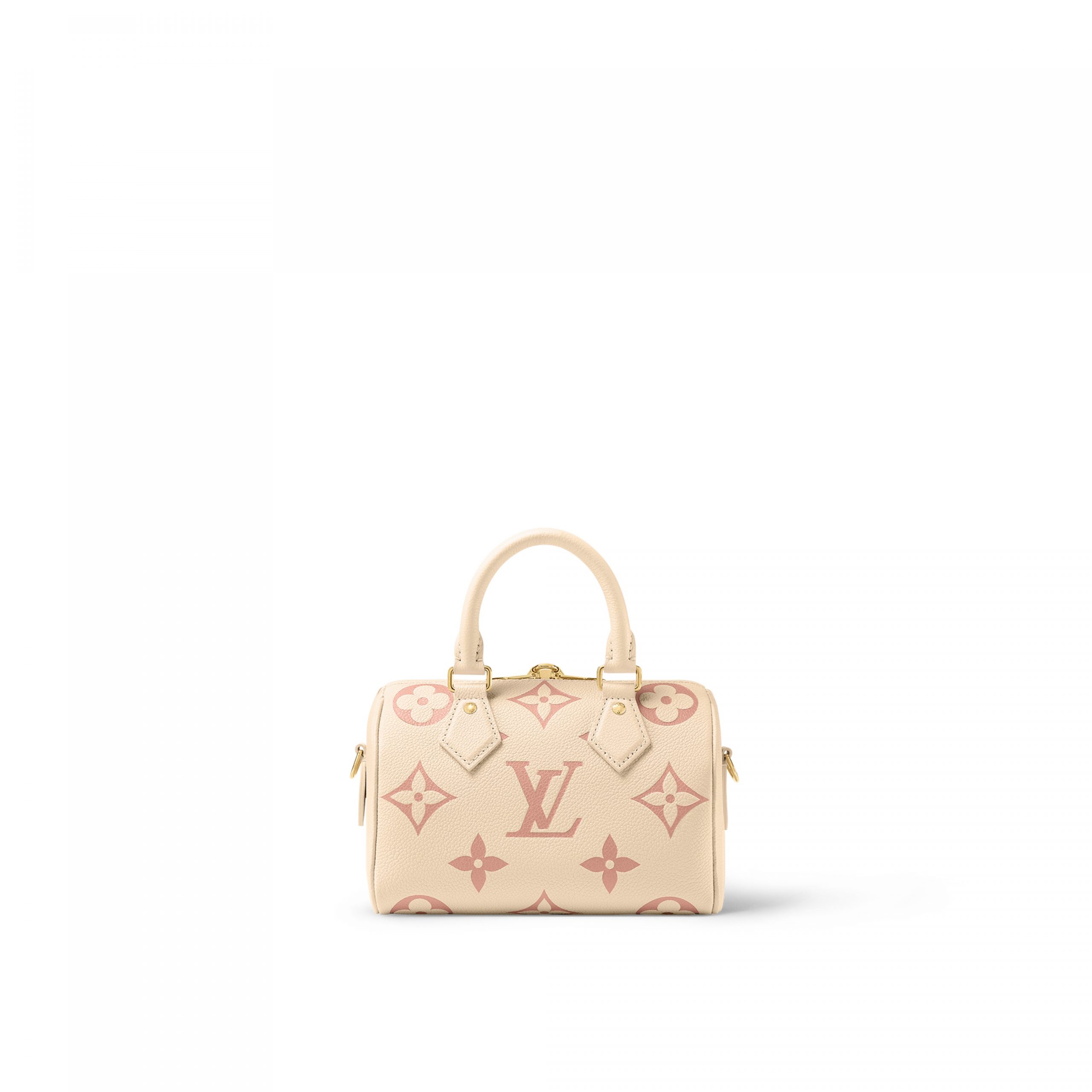 Louis Vuitton M46397 Speedy Bandoulière 20 Bicolor Monogram Empreinte Leather Louis Vuitton M46397 Speedy Bandoulière 20 Bicolor Monogram Empreinte Leather