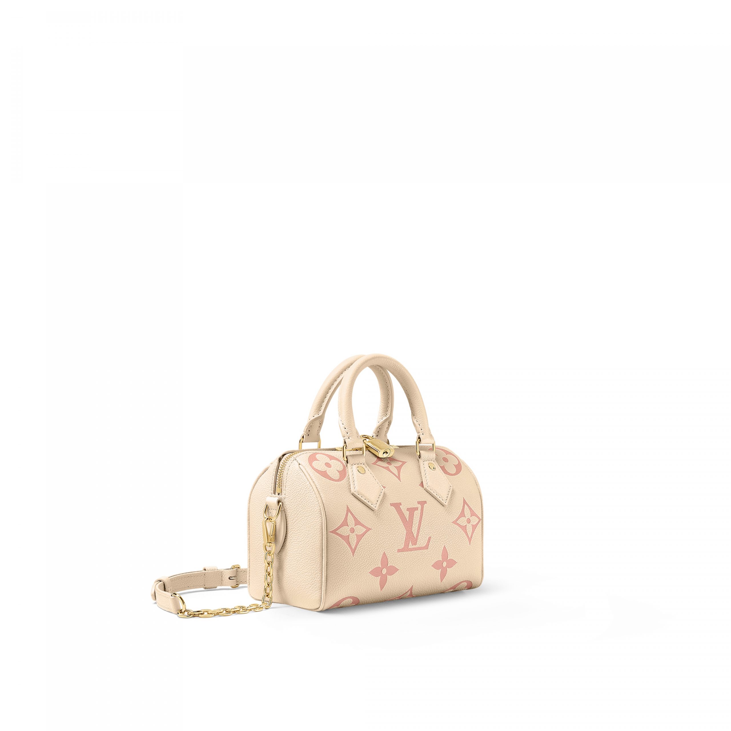 Louis Vuitton M46397 Speedy Bandoulière 20 Bicolor Monogram Empreinte Leather Louis Vuitton M46397 Speedy Bandoulière 20 Bicolor Monogram Empreinte Leather