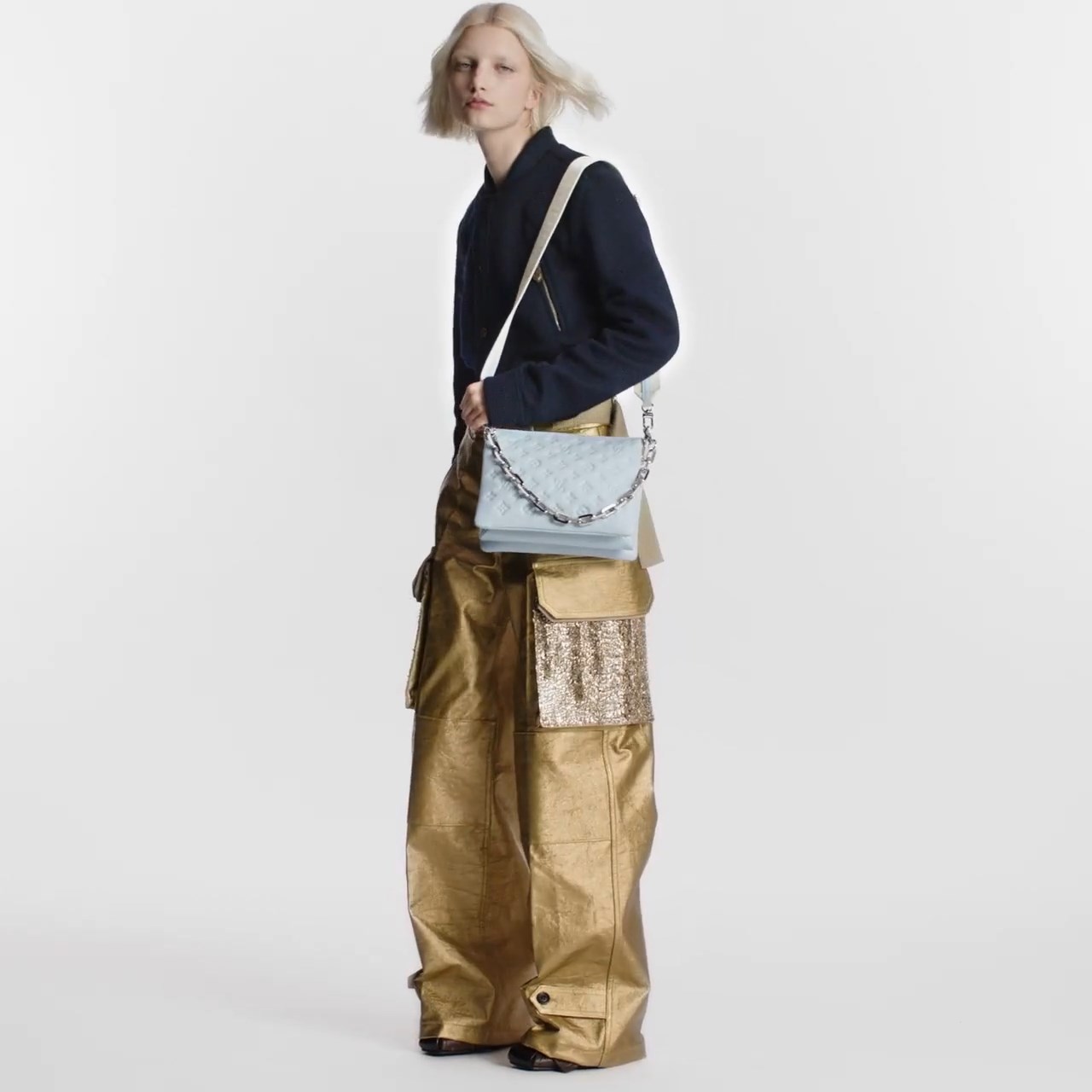 Louis Vuitton M21197 Coussin PM Blue Glacier Louis Vuitton M21197 Coussin PM Blue Glacier