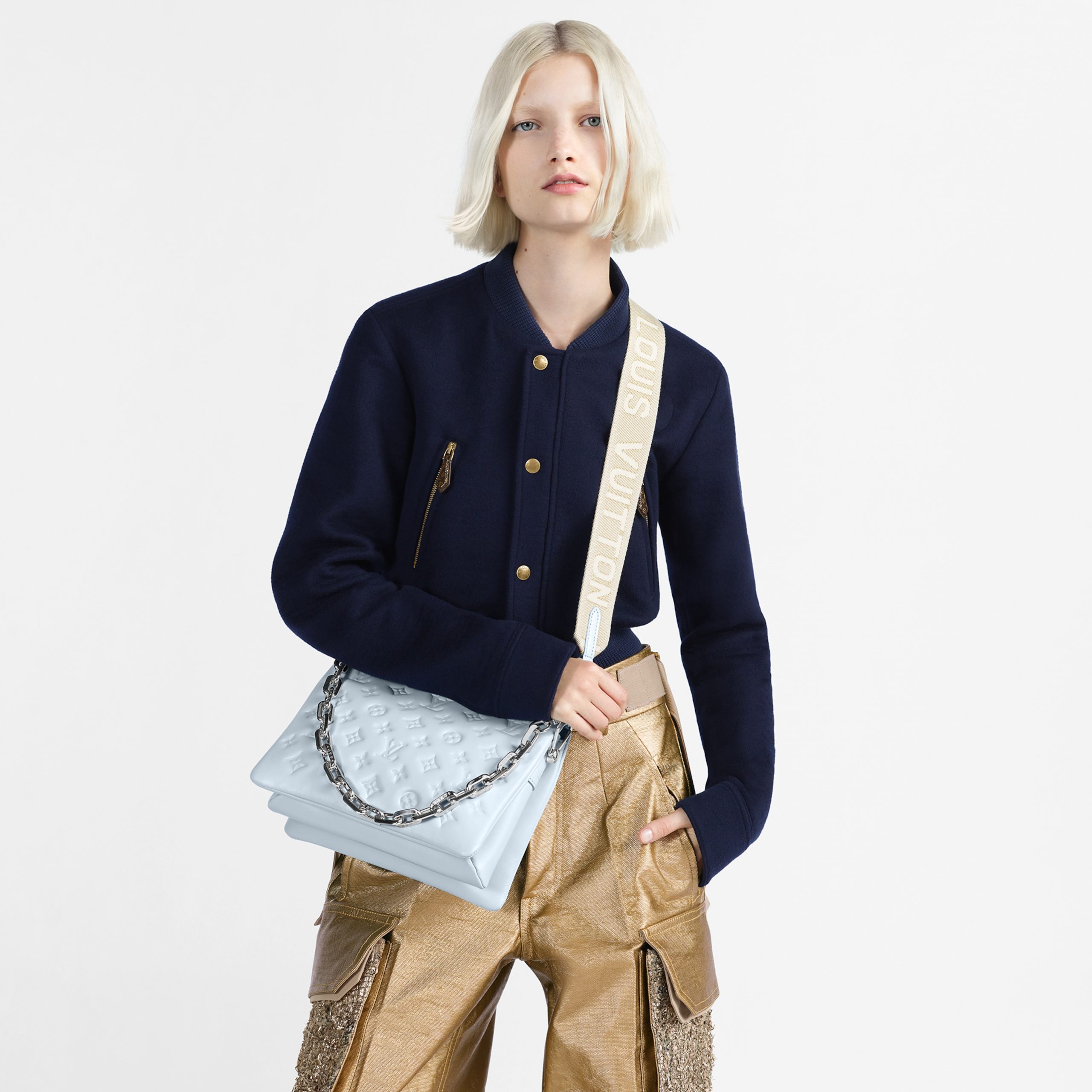Louis Vuitton M21197 Coussin PM Blue Glacier Louis Vuitton M21197 Coussin PM Blue Glacier