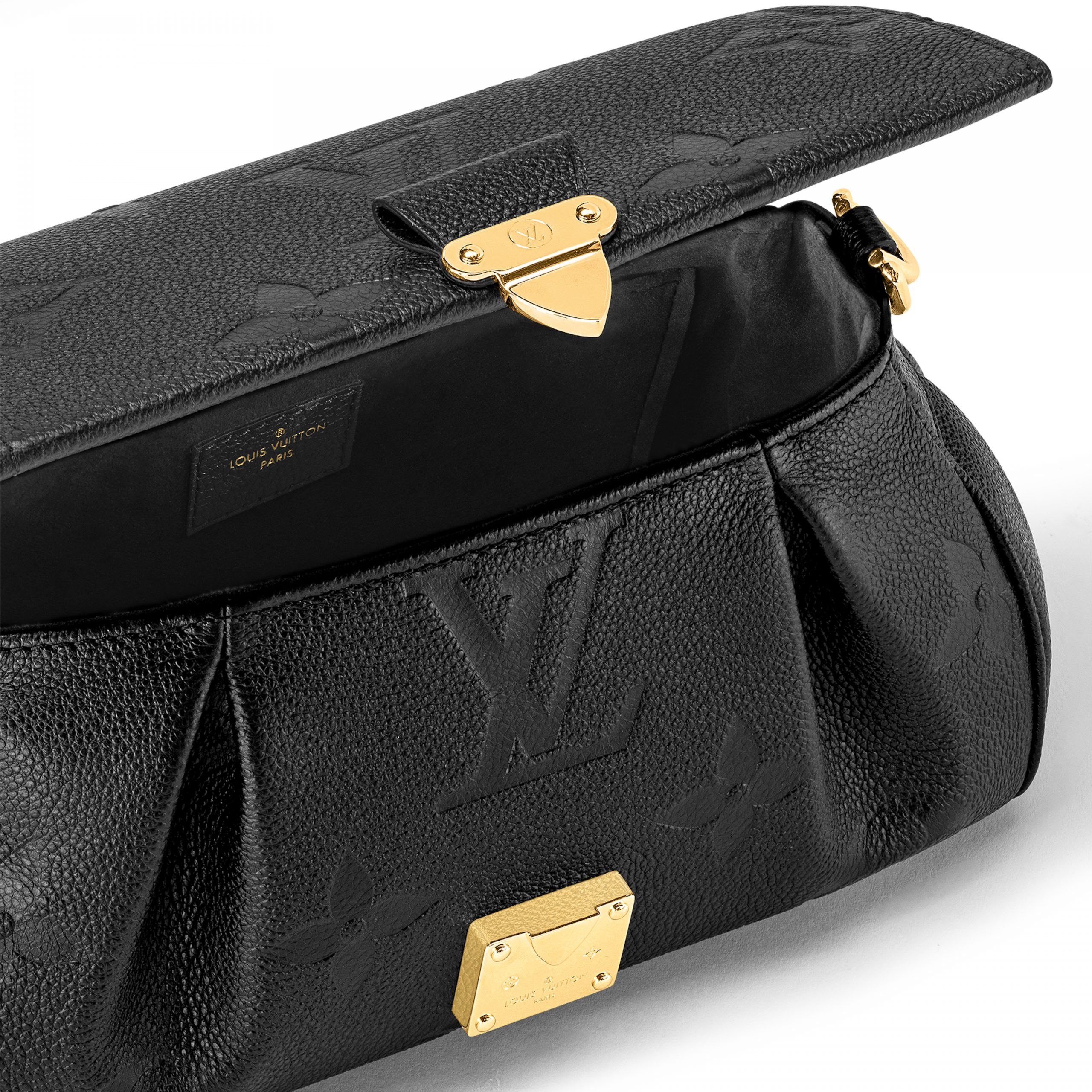 Louis Vuitton M45813 Favorite Monogram Empreinte Leather Black Louis Vuitton M45813 Favorite Monogram Empreinte Leather Black