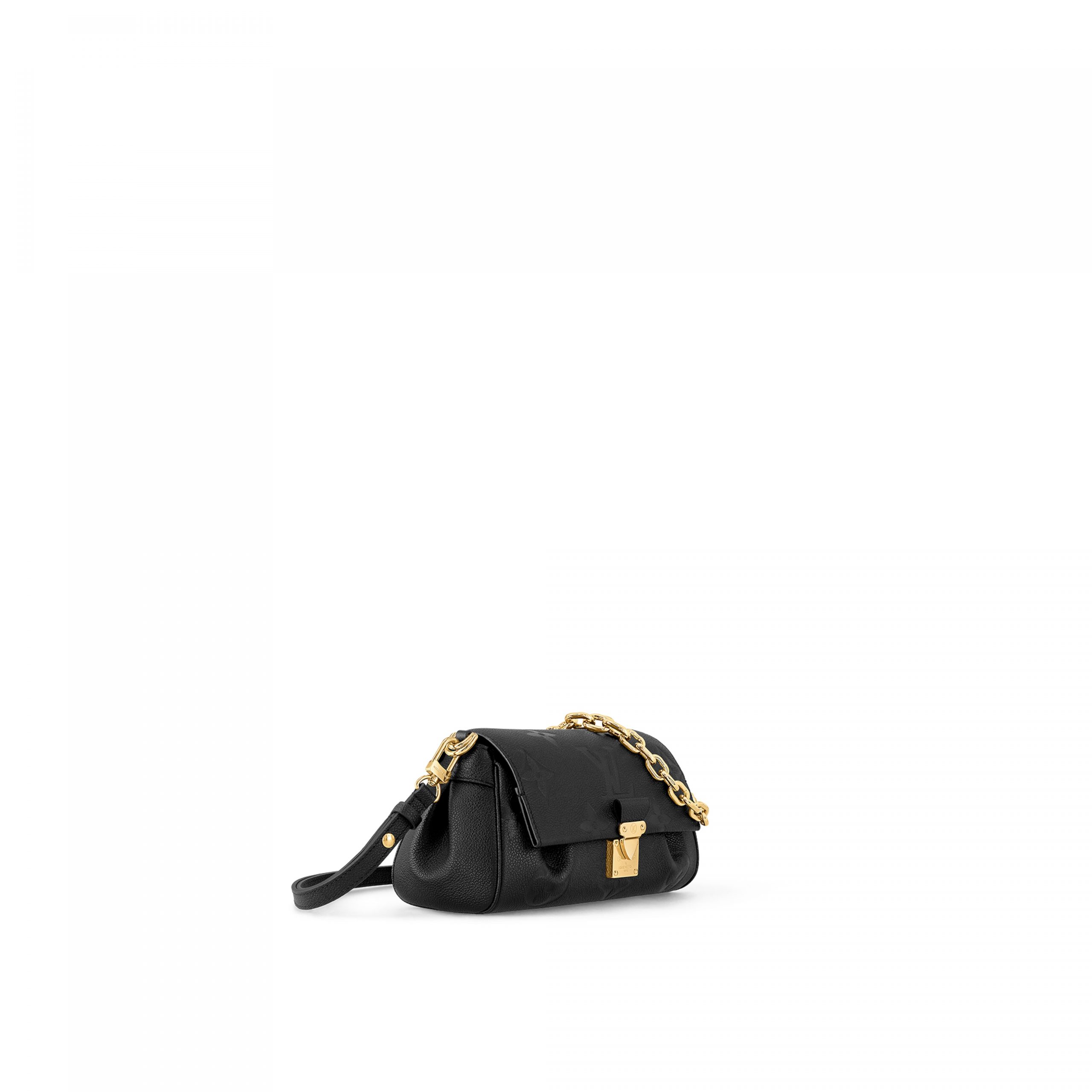 Louis Vuitton M45813 Favorite Monogram Empreinte Leather Black Louis Vuitton M45813 Favorite Monogram Empreinte Leather Black