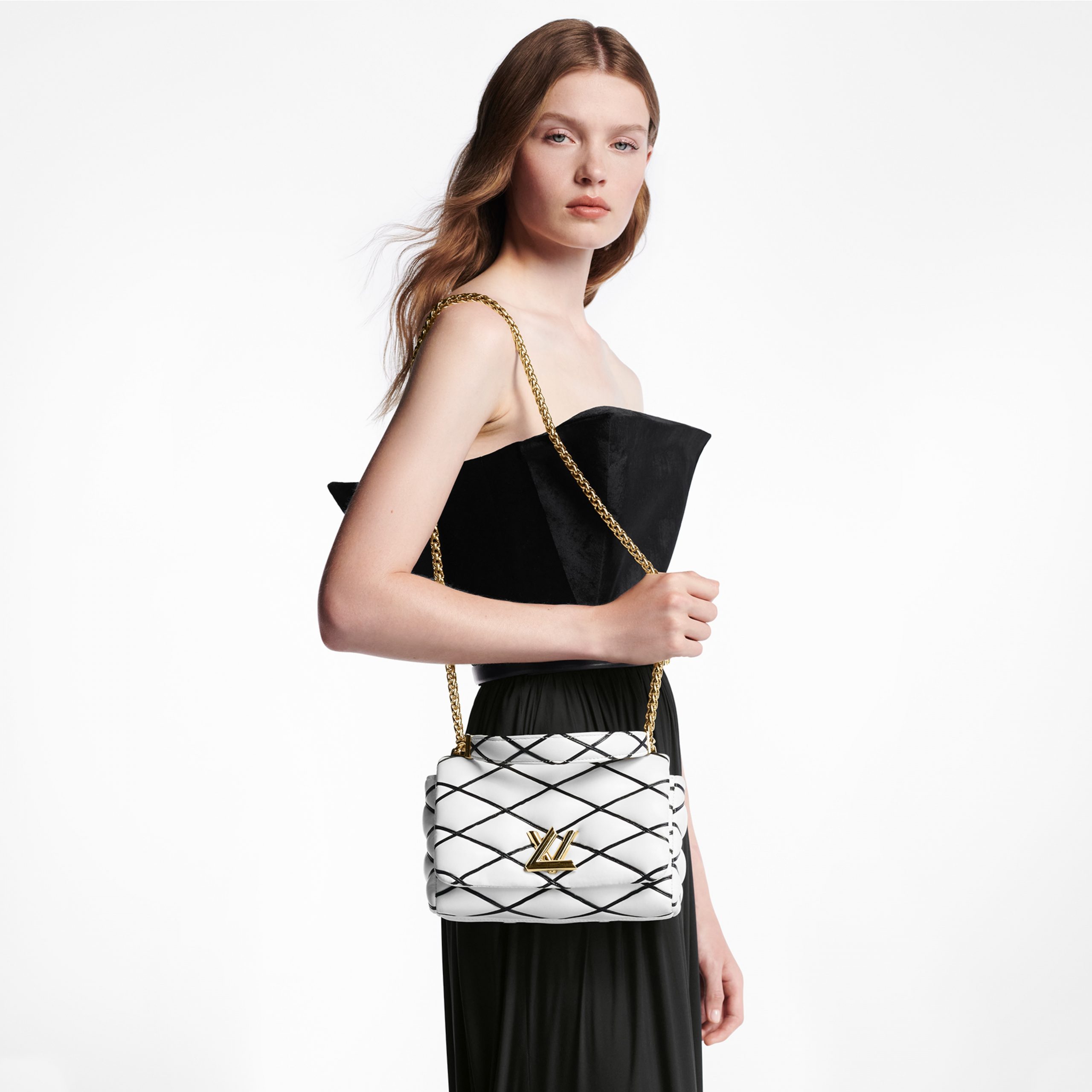 Louis Vuitton M22890 GO-14 MM White/Black Louis Vuitton M22890 GO-14 MM White/Black