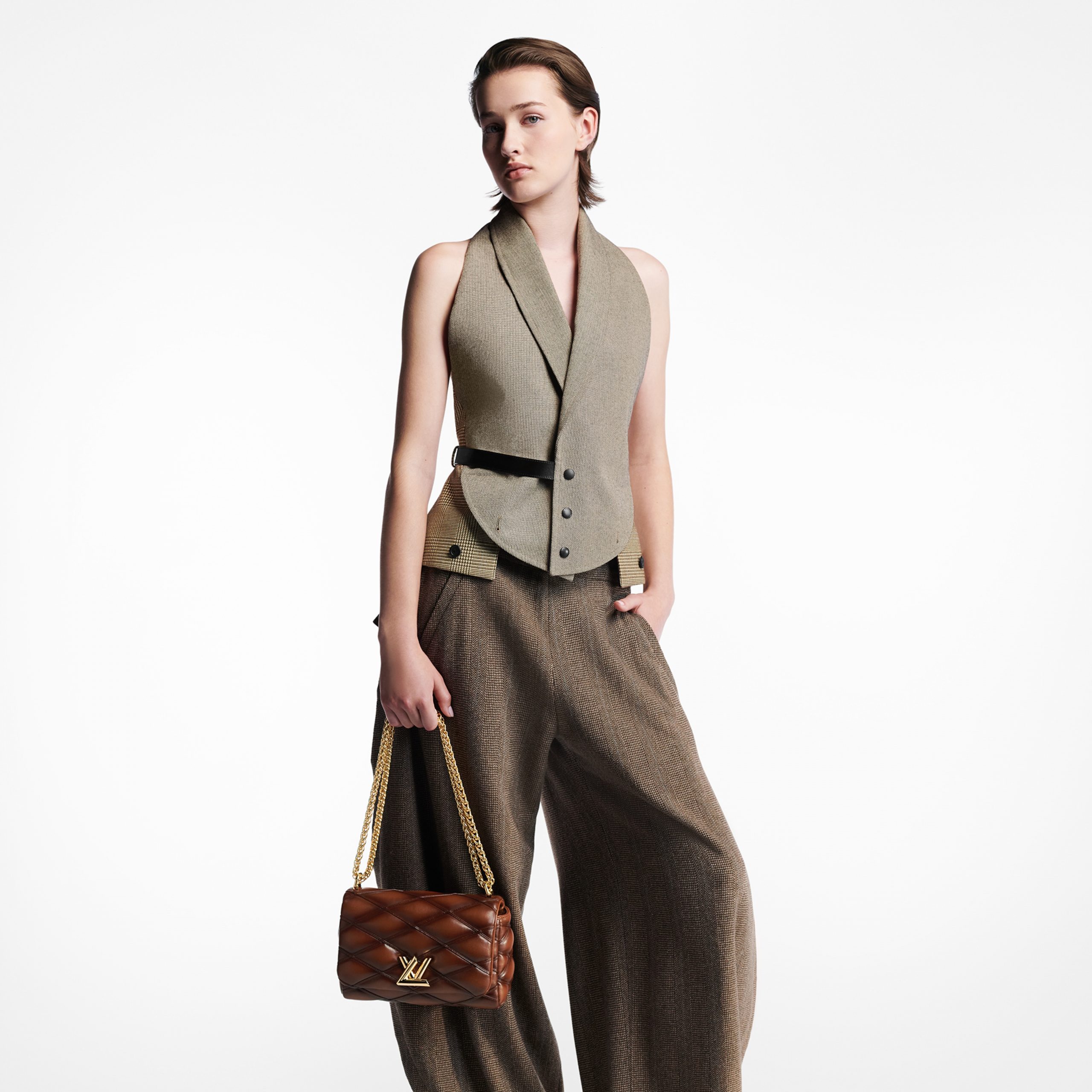 Louis Vuitton M23601 GO-14 MM Smoked Tan Louis Vuitton M23601 GO-14 MM Smoked Tan