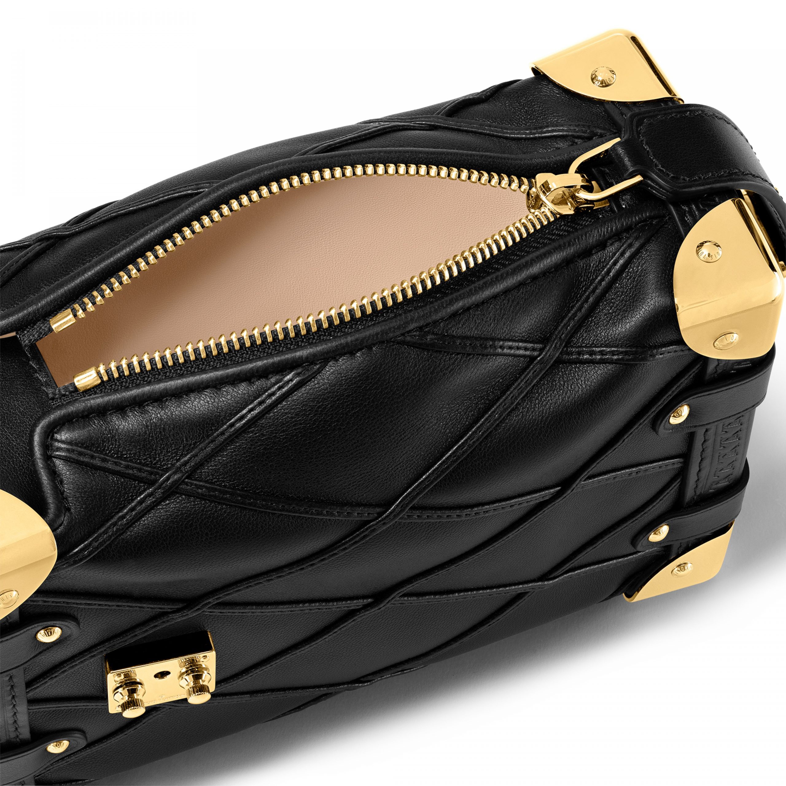 Louis Vuitton M83030 Side Trunk PM Malletage Black Louis Vuitton M83030 Side Trunk PM Malletage Black