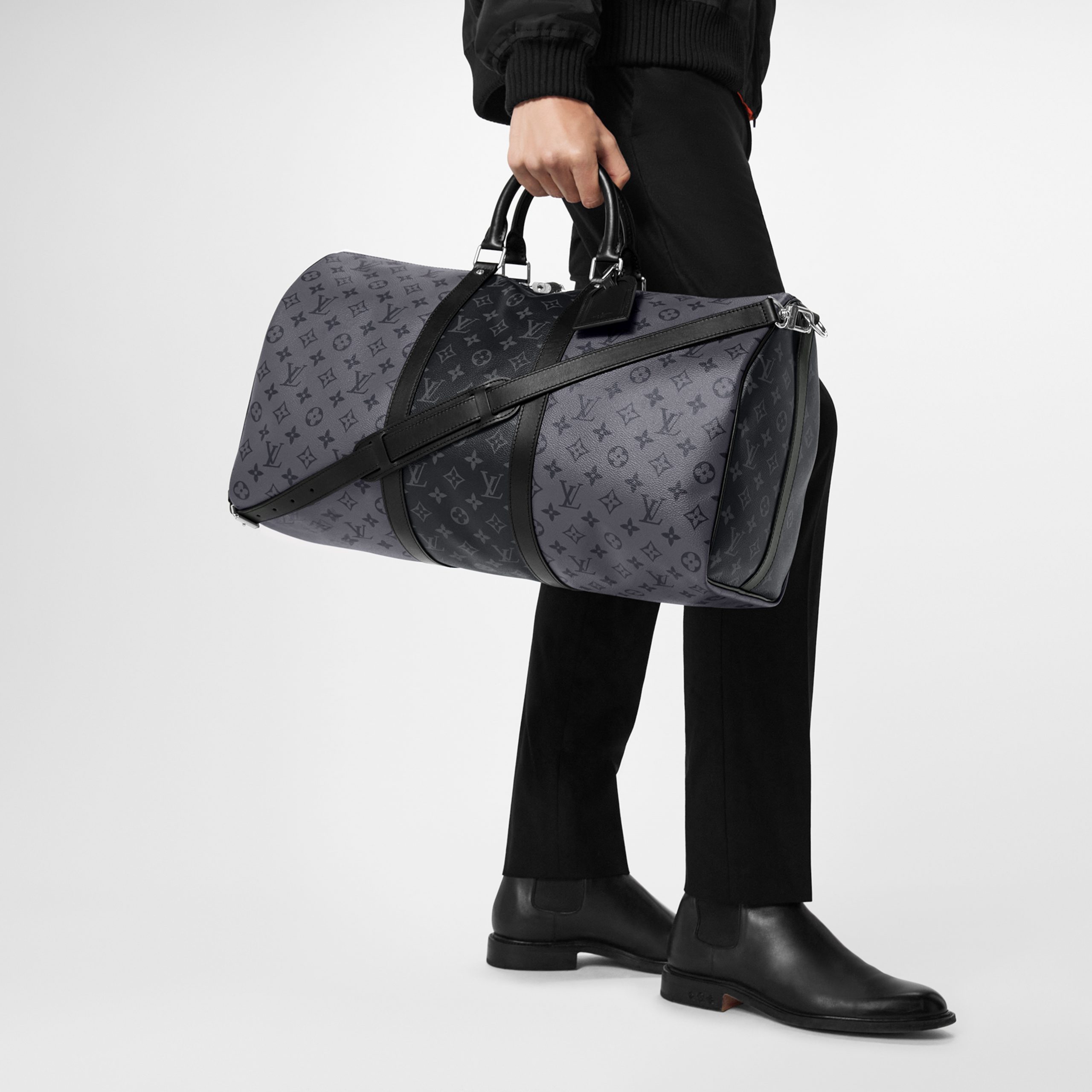Louis Vuitton M45392 Keepall Bandoulière 50 Monogram Eclipse Louis Vuitton M45392 Keepall Bandoulière 50 Monogram Eclipse