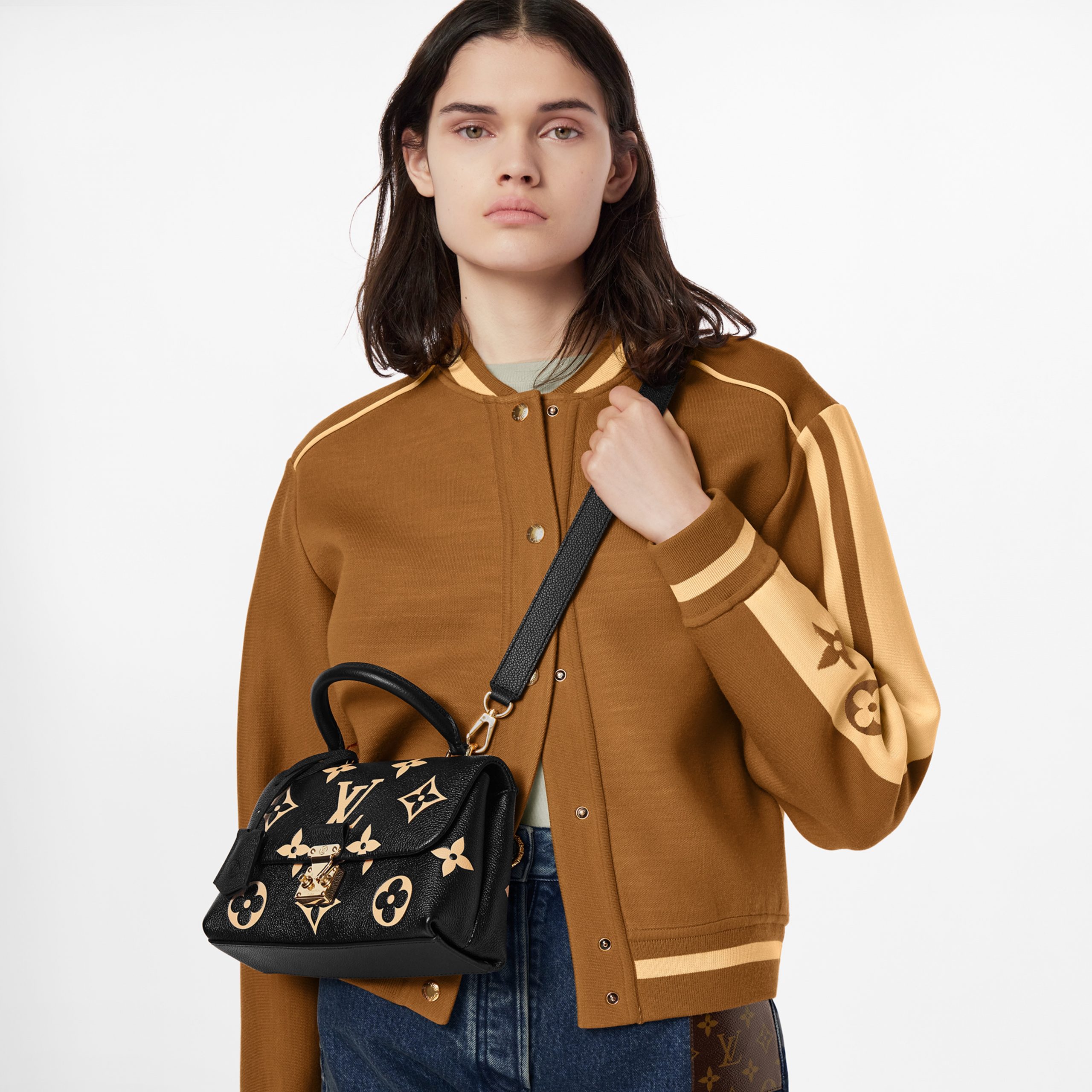 Louis Vuitton M45978 Madeleine BB Black / Beige Louis Vuitton M45978 Madeleine BB Black / Beige