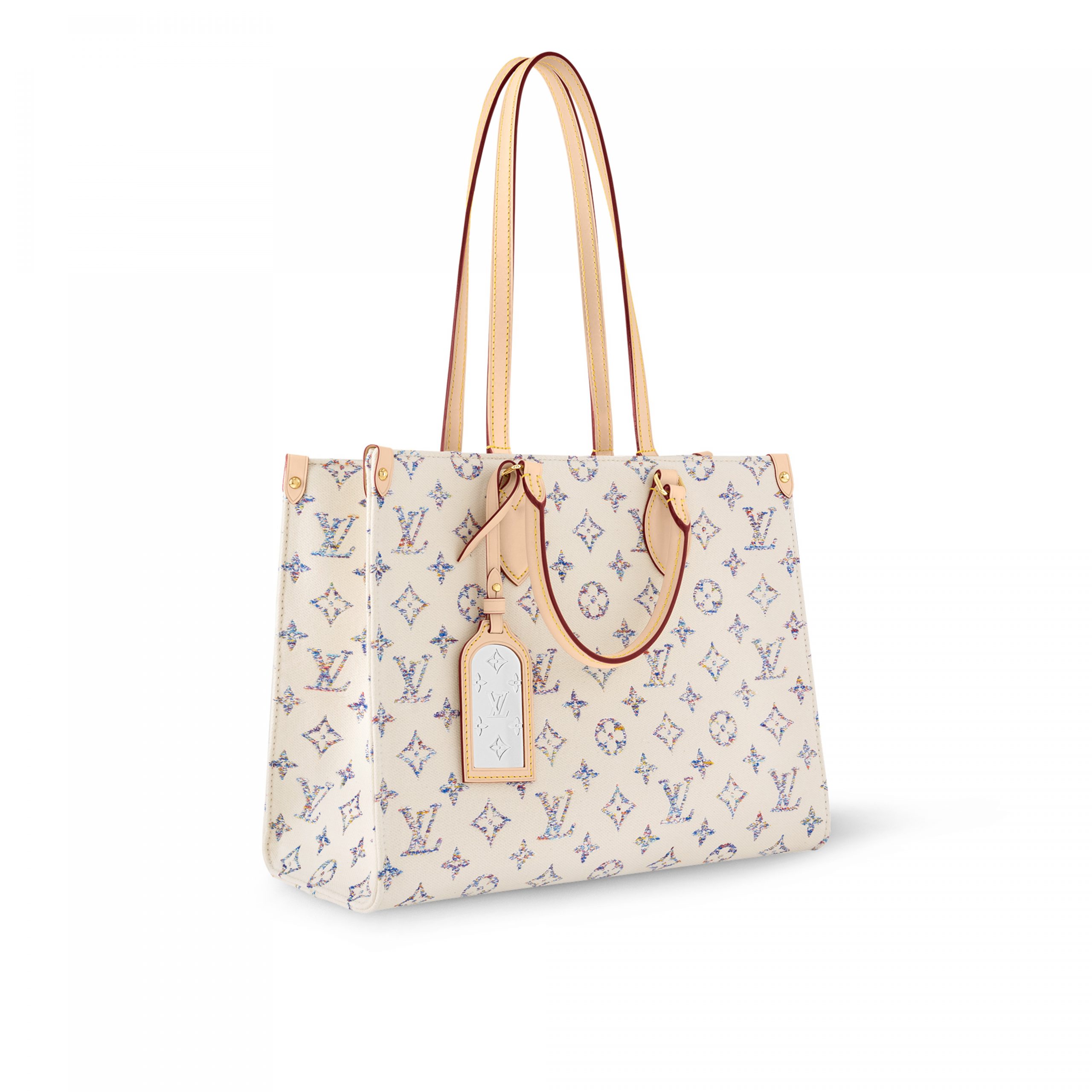Louis Vuitton M24708 OnTheGo MM Multicolor Beige Louis Vuitton M24708 OnTheGo MM Multicolor Beige