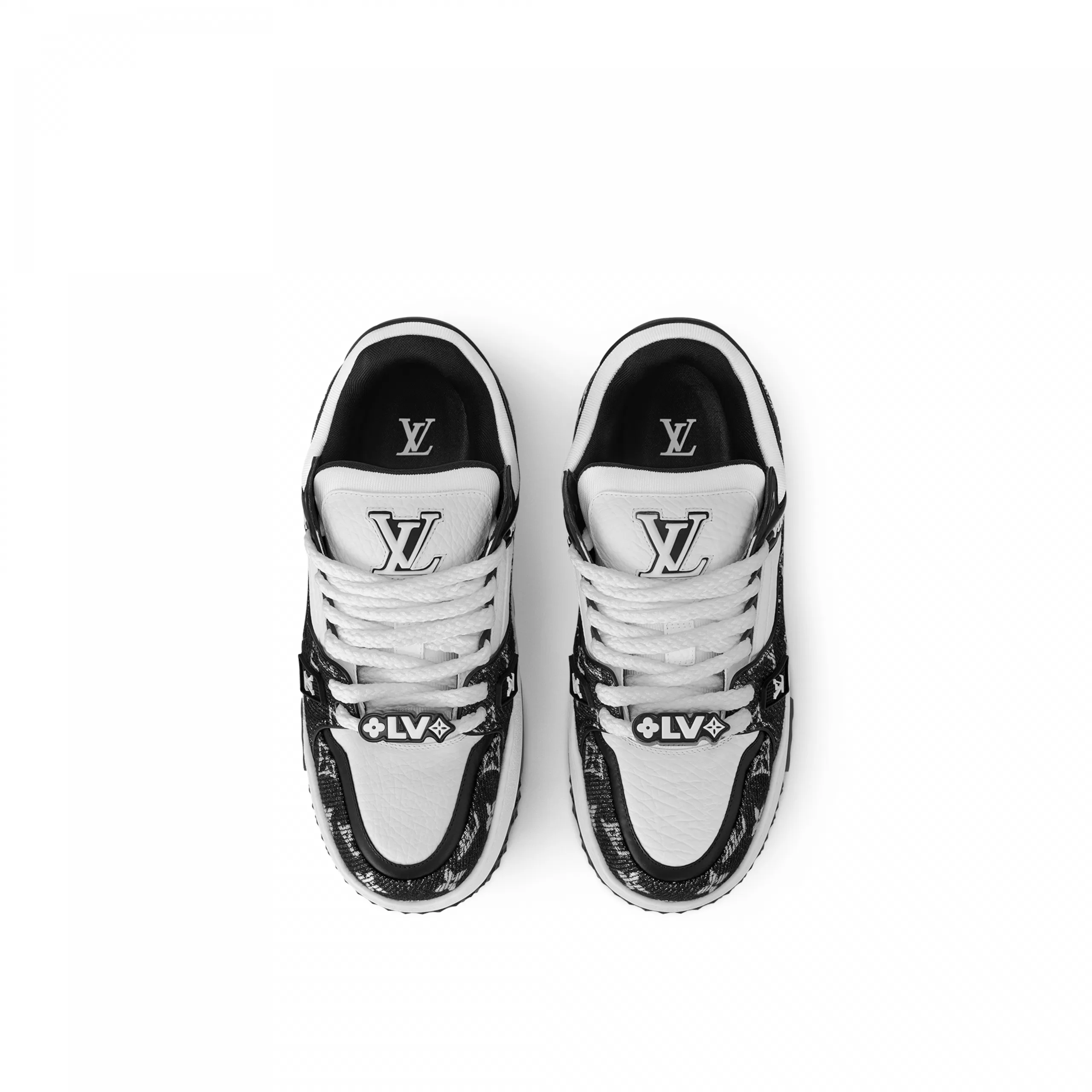 Louis Vuitton 1ACXAG LV Trainer Maxi Sneaker Denim Black Louis Vuitton 1ACXAG LV Trainer Maxi Sneaker Denim Black