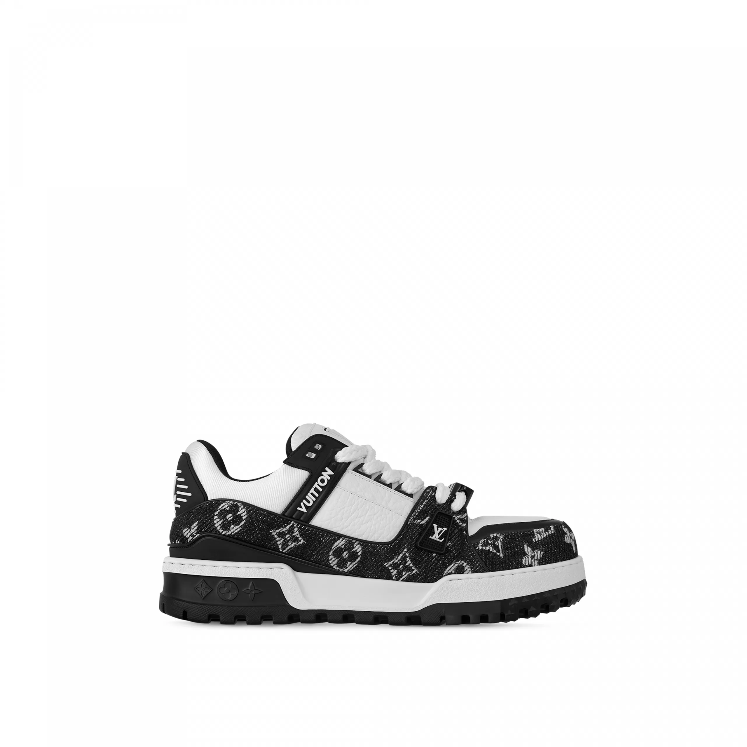 Louis Vuitton 1ACXAG LV Trainer Maxi Sneaker Denim Black Louis Vuitton 1ACXAG LV Trainer Maxi Sneaker Denim Black