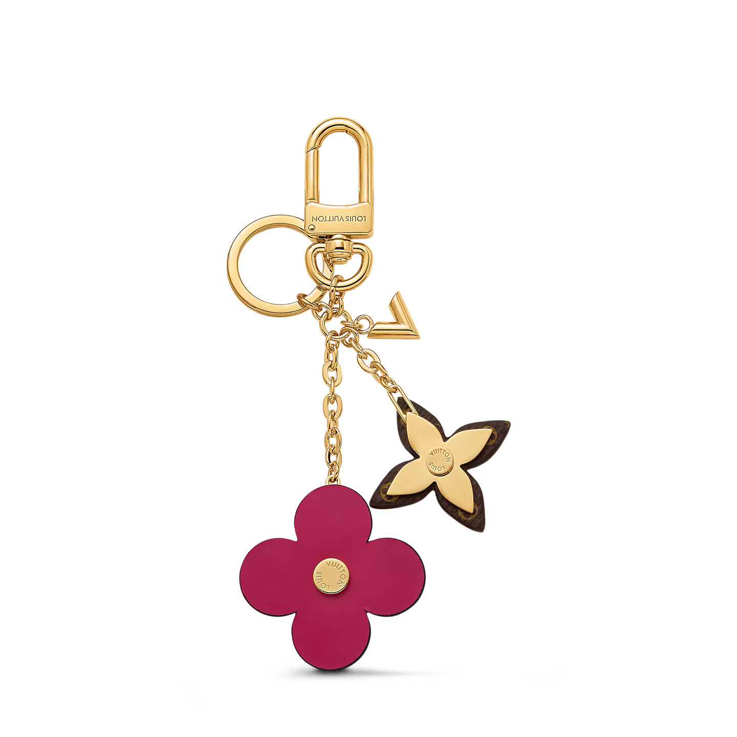 Louis Vuitton M63084 Blooming Flowers Bag Charm and Key Holder Louis Vuitton M63084 Blooming Flowers Bag Charm and Key Holder