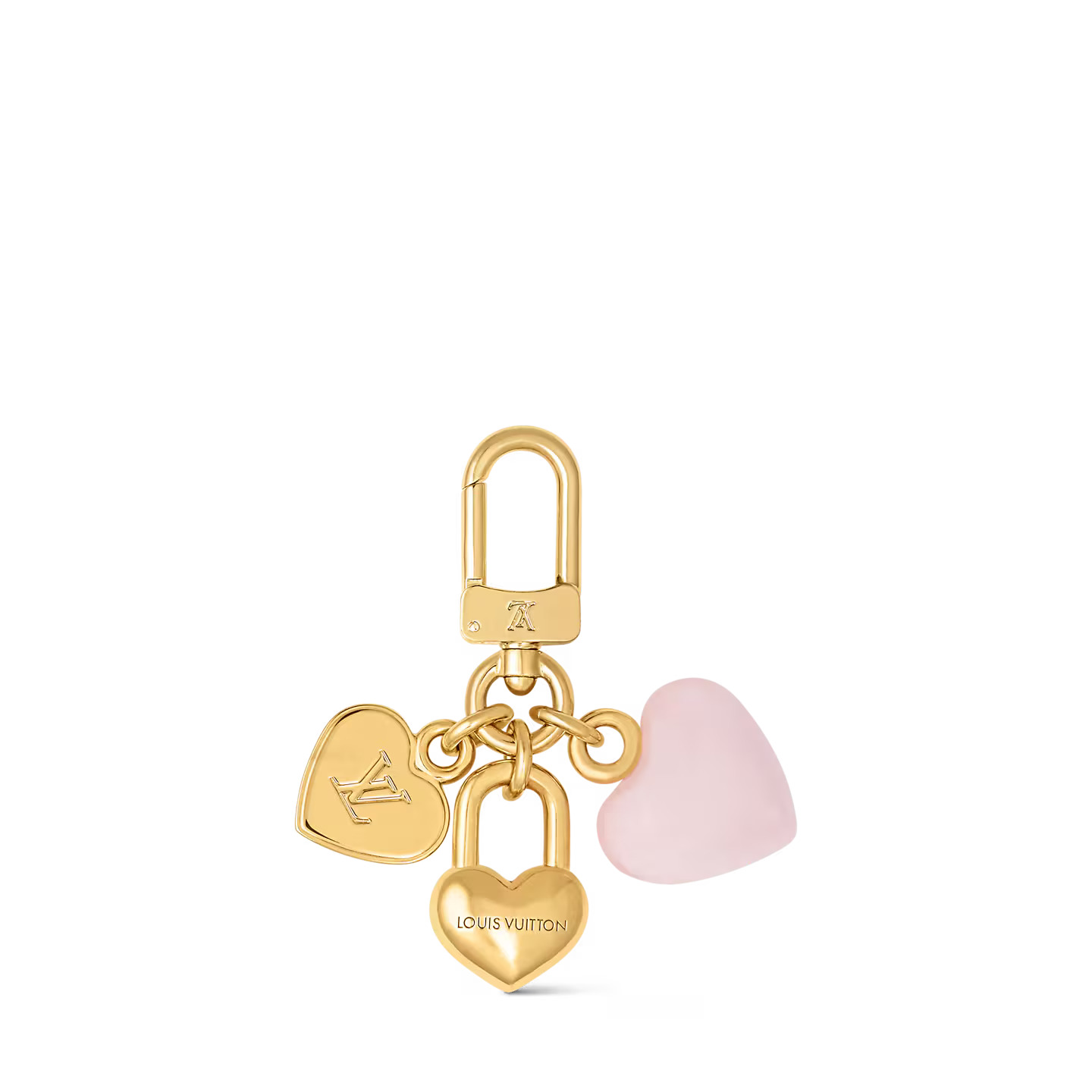 Louis Vuitton M01554 Micro Charms LV Heart Key Holder Louis Vuitton M01554 Micro Charms LV Heart Key Holder