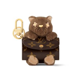 Louis Vuitton M01561 LV Cute Cat Pouch Earphone Case